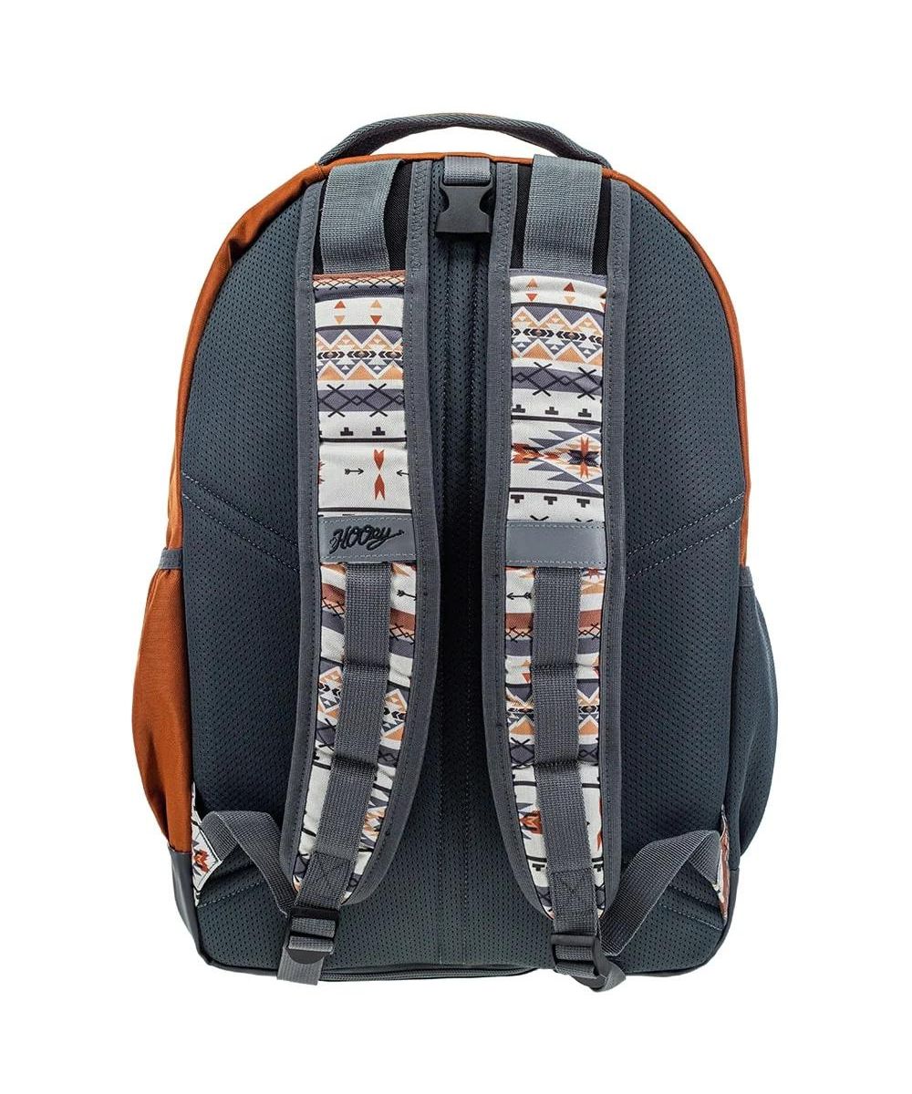 Hooey Ox Backpack Rust/Cream/Grey Aztec - Image 2