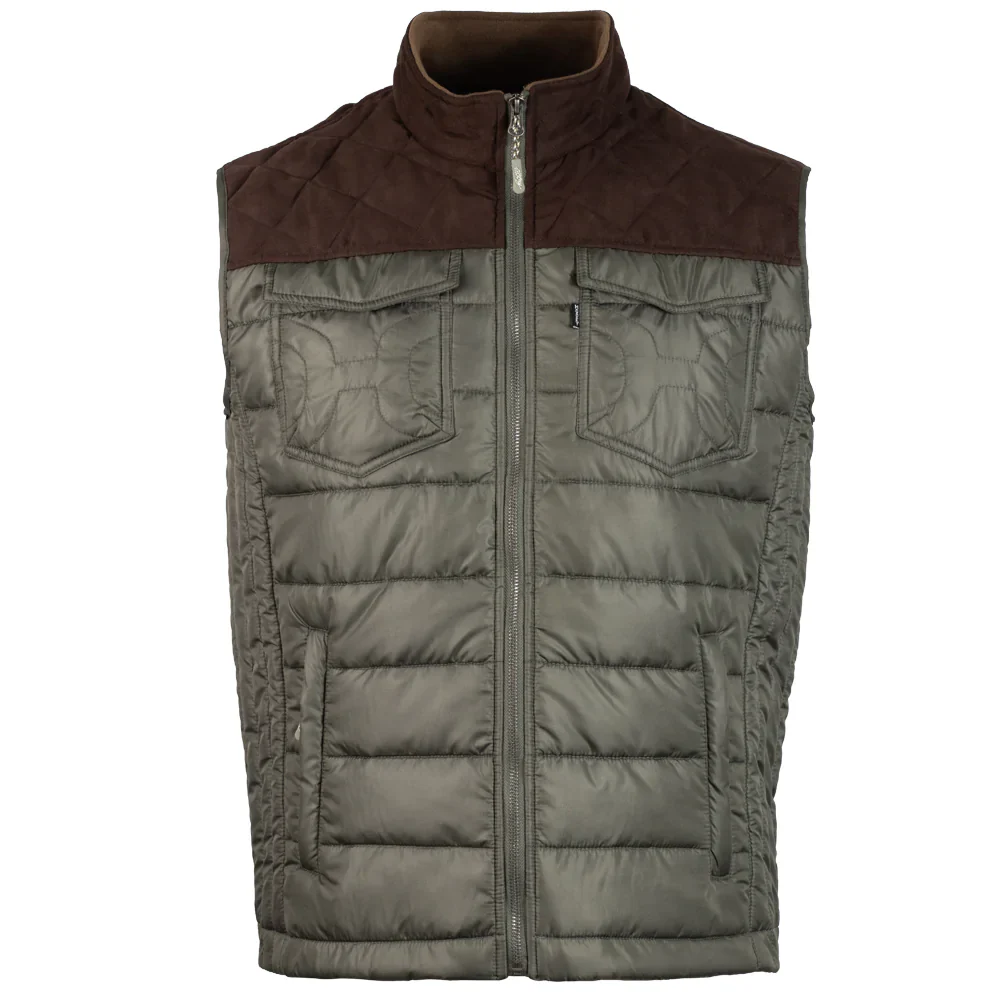 Final Sale ✨ HOOEY PACKABLE VEST Olive & Brown