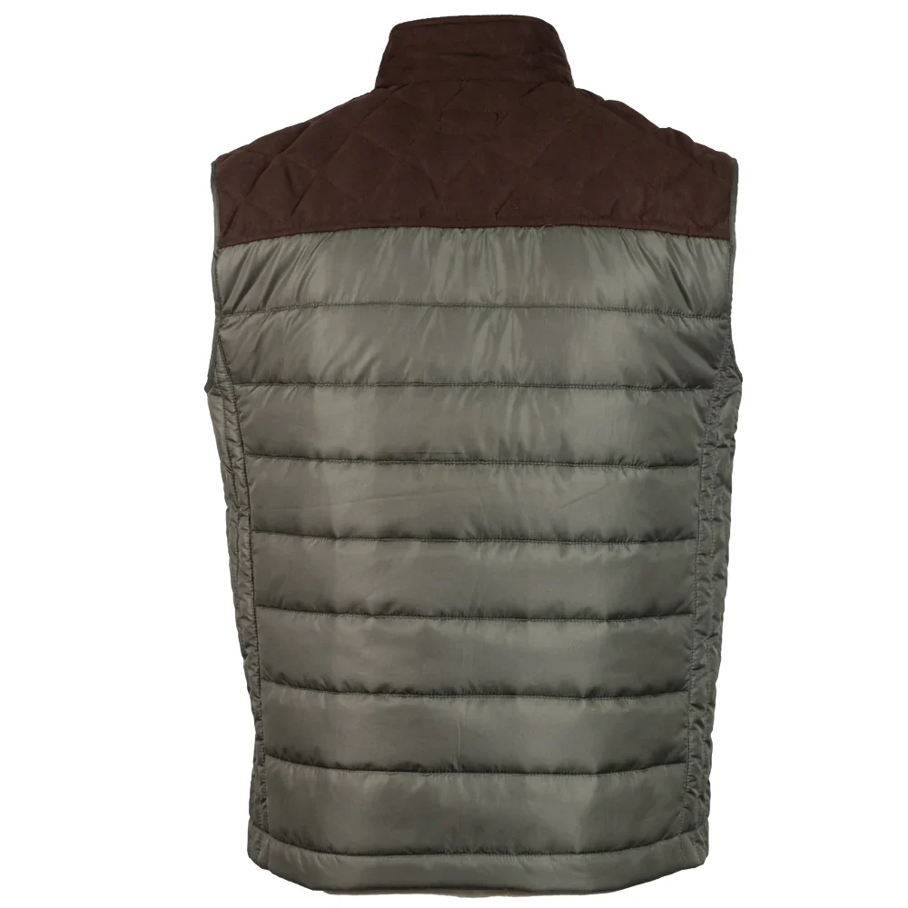 Final Sale ✨ HOOEY PACKABLE VEST Olive & Brown - Image 3