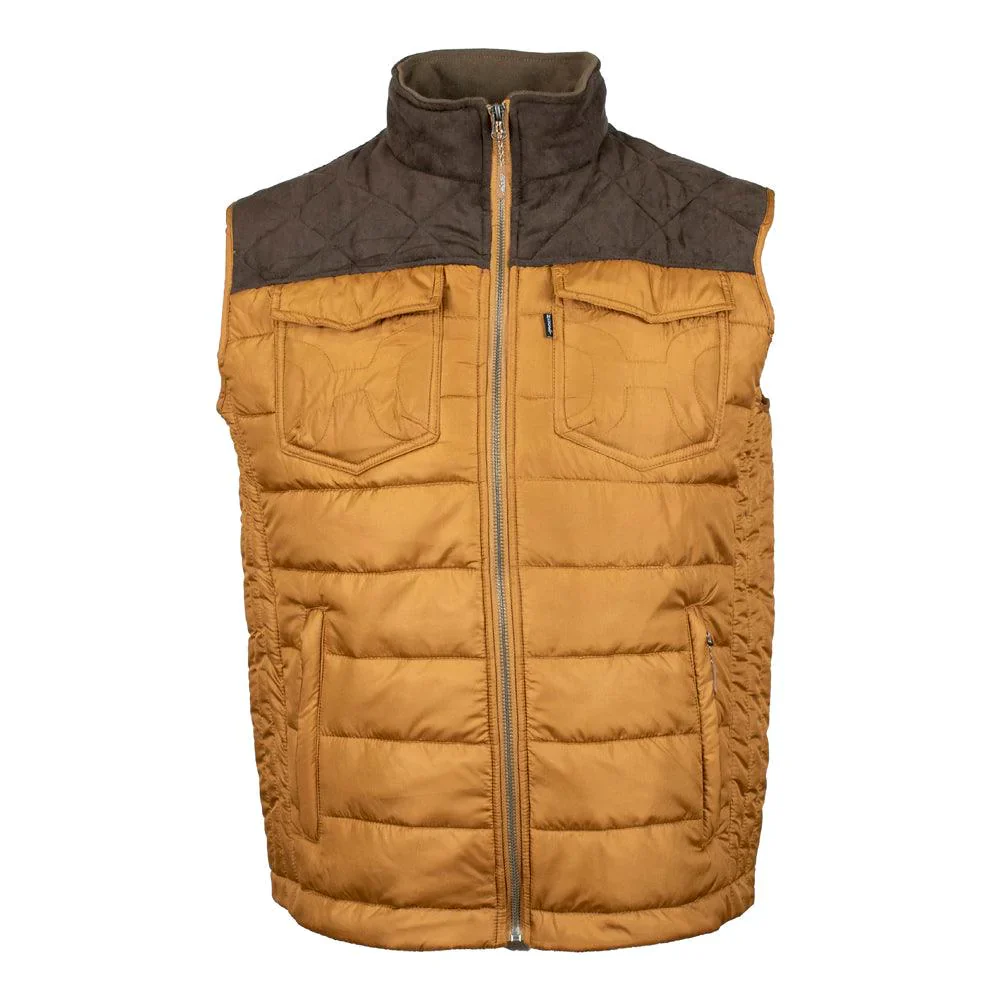 Final Sale ✨ HOOEY PACKABLE VEST TAN & BROWN
