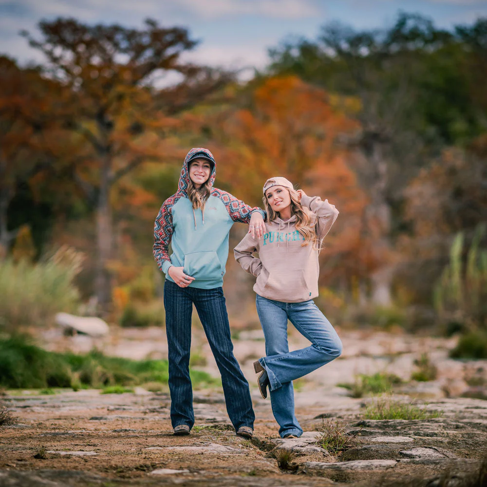 Hooey Punchy Turquoise Women's Pullover - Image 3