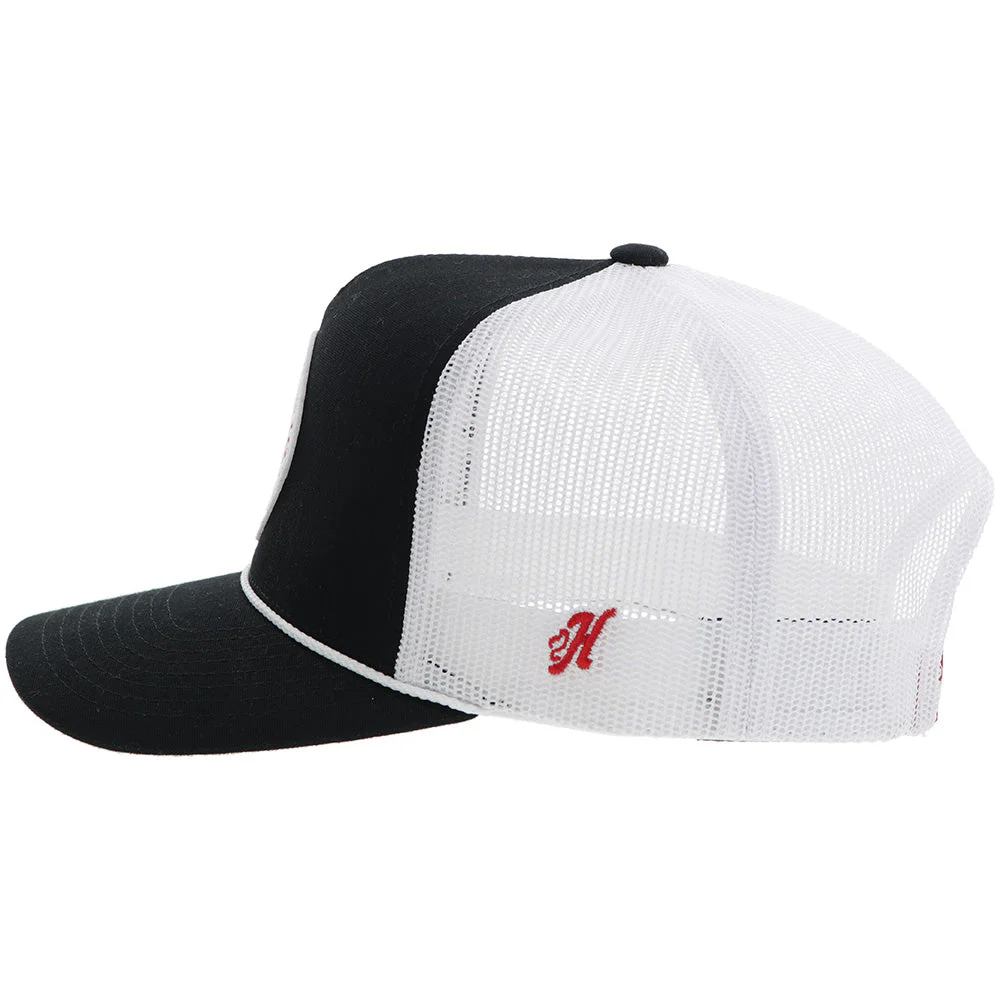 Hooey Quanah 5 Panel Trucker Hat Black - Image 3
