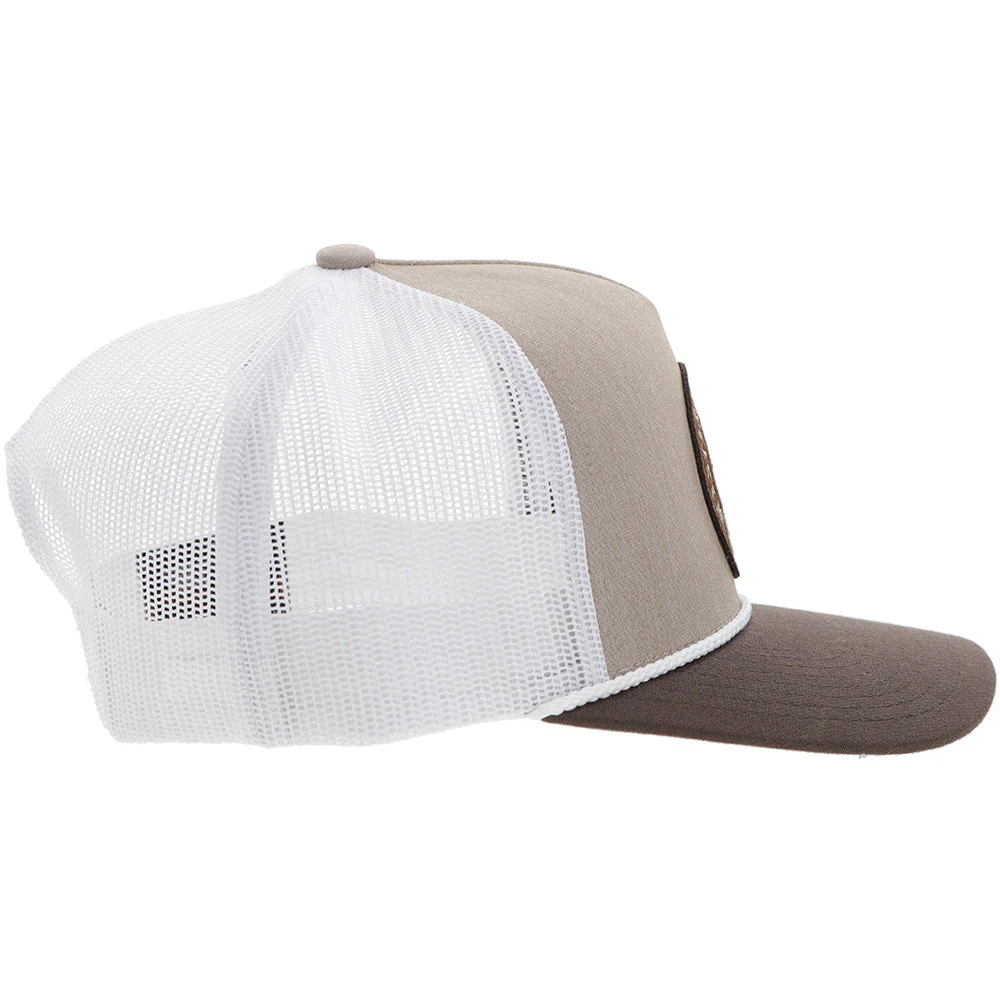 Hooey Quanah 5 Panel Trucker Hat Tan - Image 3
