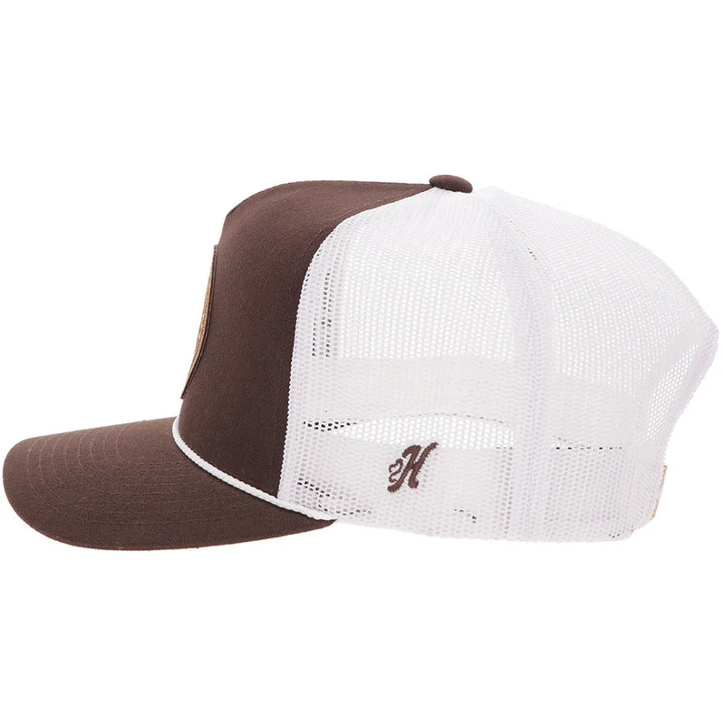 Hooey Quanah Hat Brown/White W/Circle Patch - Image 4