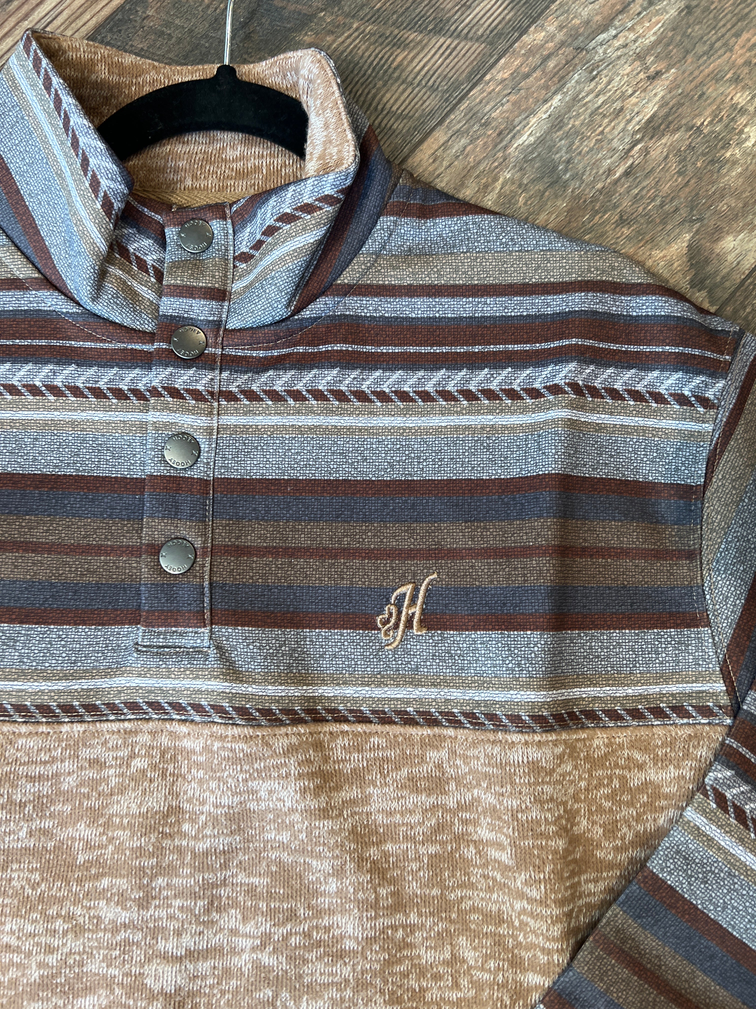 Hooey Stevie Brown Serape Men's Hoody - Image 2