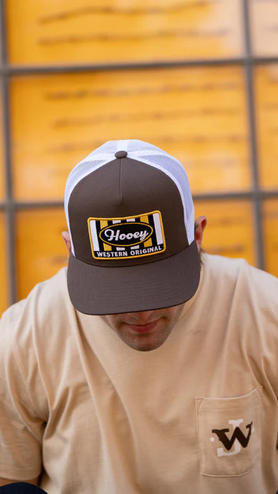 Hooey Sudan 5 Panel Trucker Hat Brown - Image 2