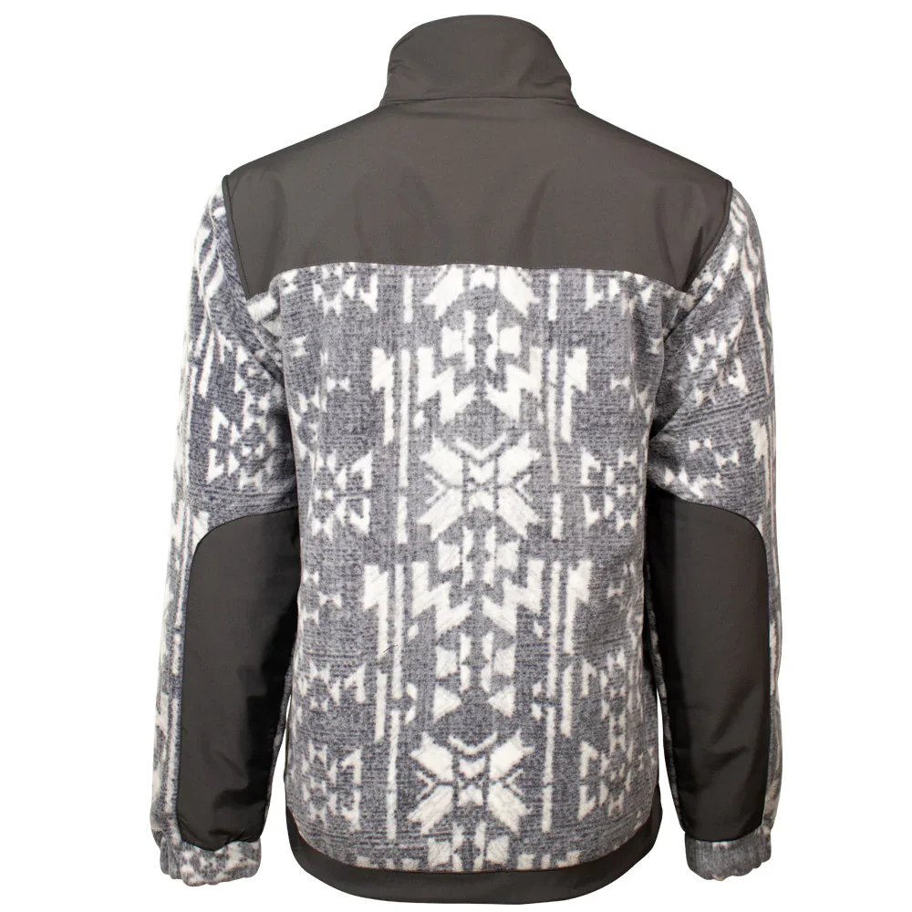 Final Sale ✨ Hooey Tech Fleece Jacket Charcoal - Image 2