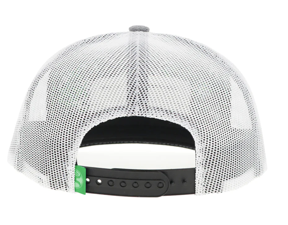 Horizon Hat Gray/White With Green Patch - Image 2