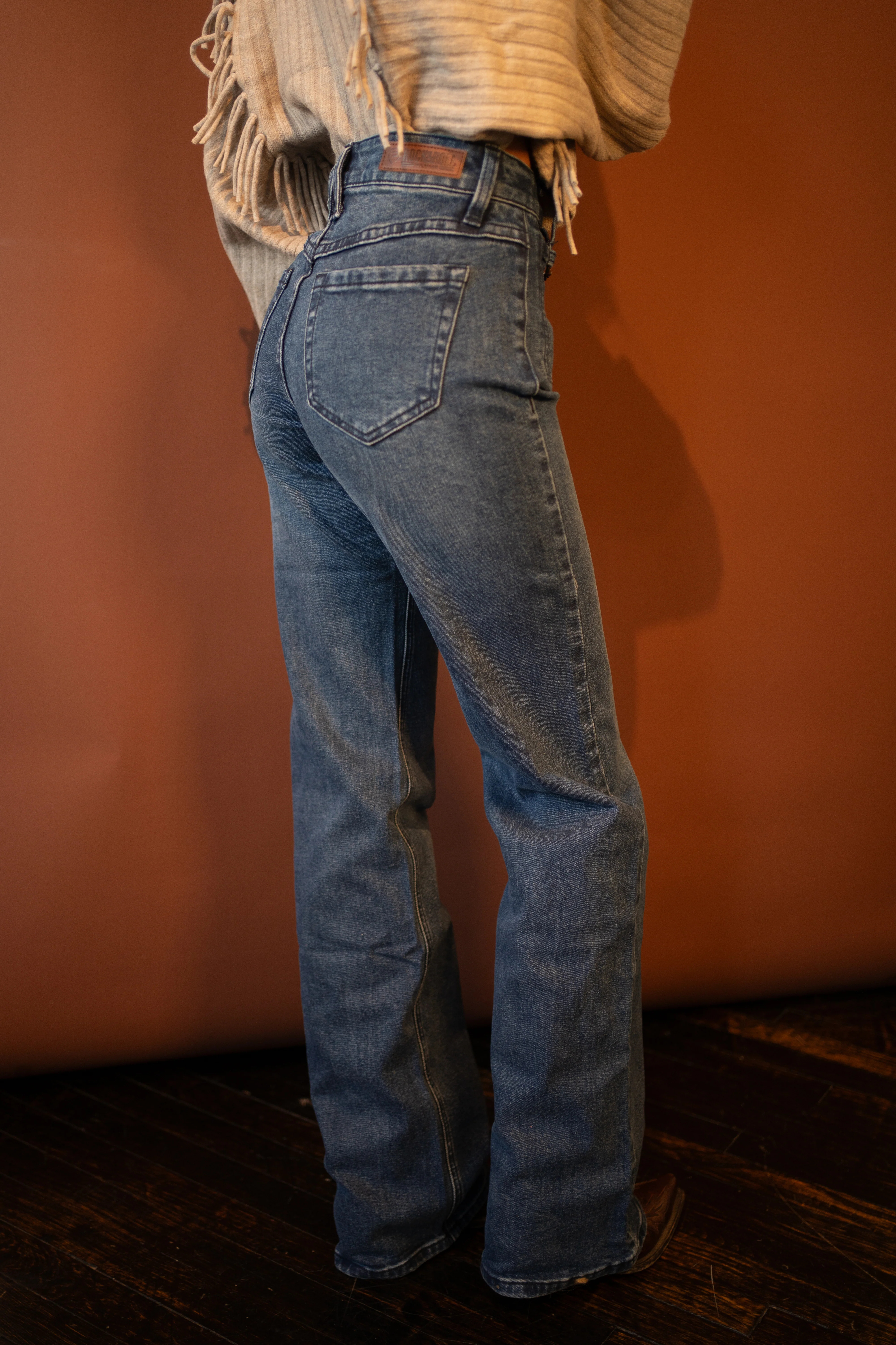 Horse Bit Wide Leg Women's Jeans - Image 3