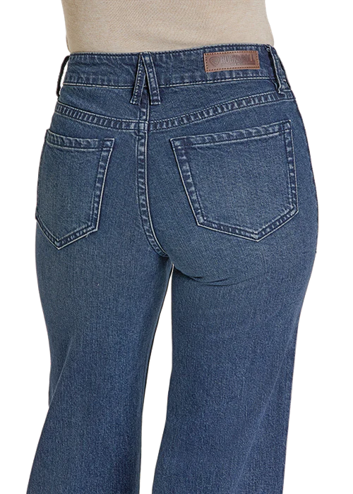 Horse Bit Wide Leg Women's Jeans - Image 6