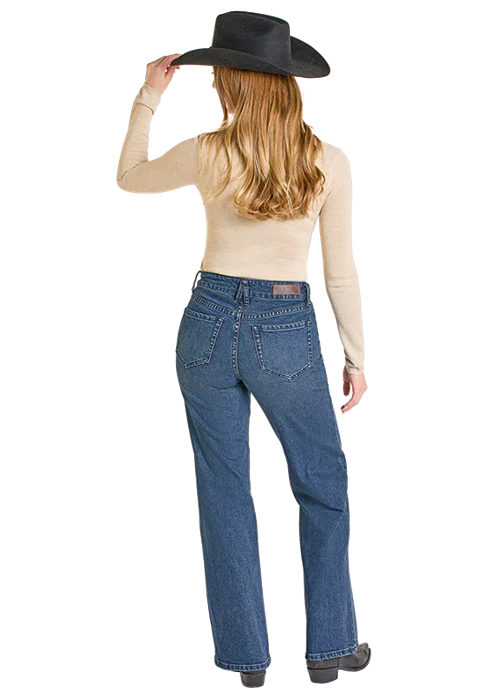 Horse Bit Wide Leg Women's Jeans - Image 9