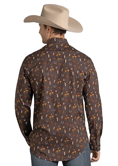 Horseshoe Men's Snap Up - Image 2