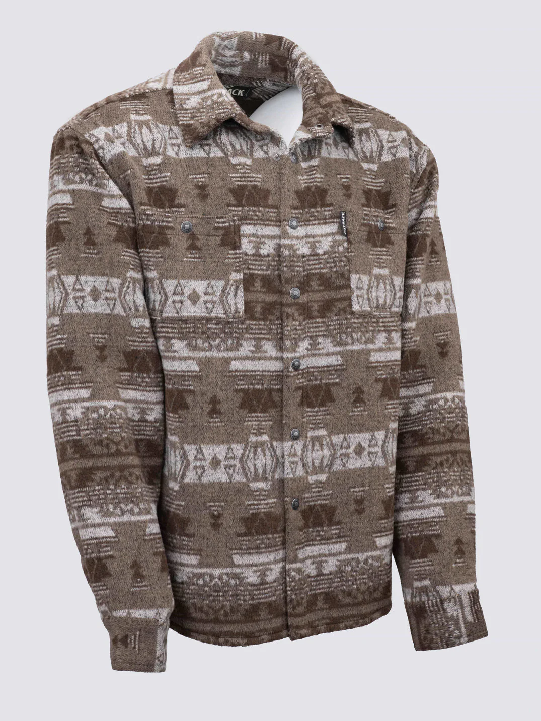 Hudson Taupe Shirt Jacket - Image 2