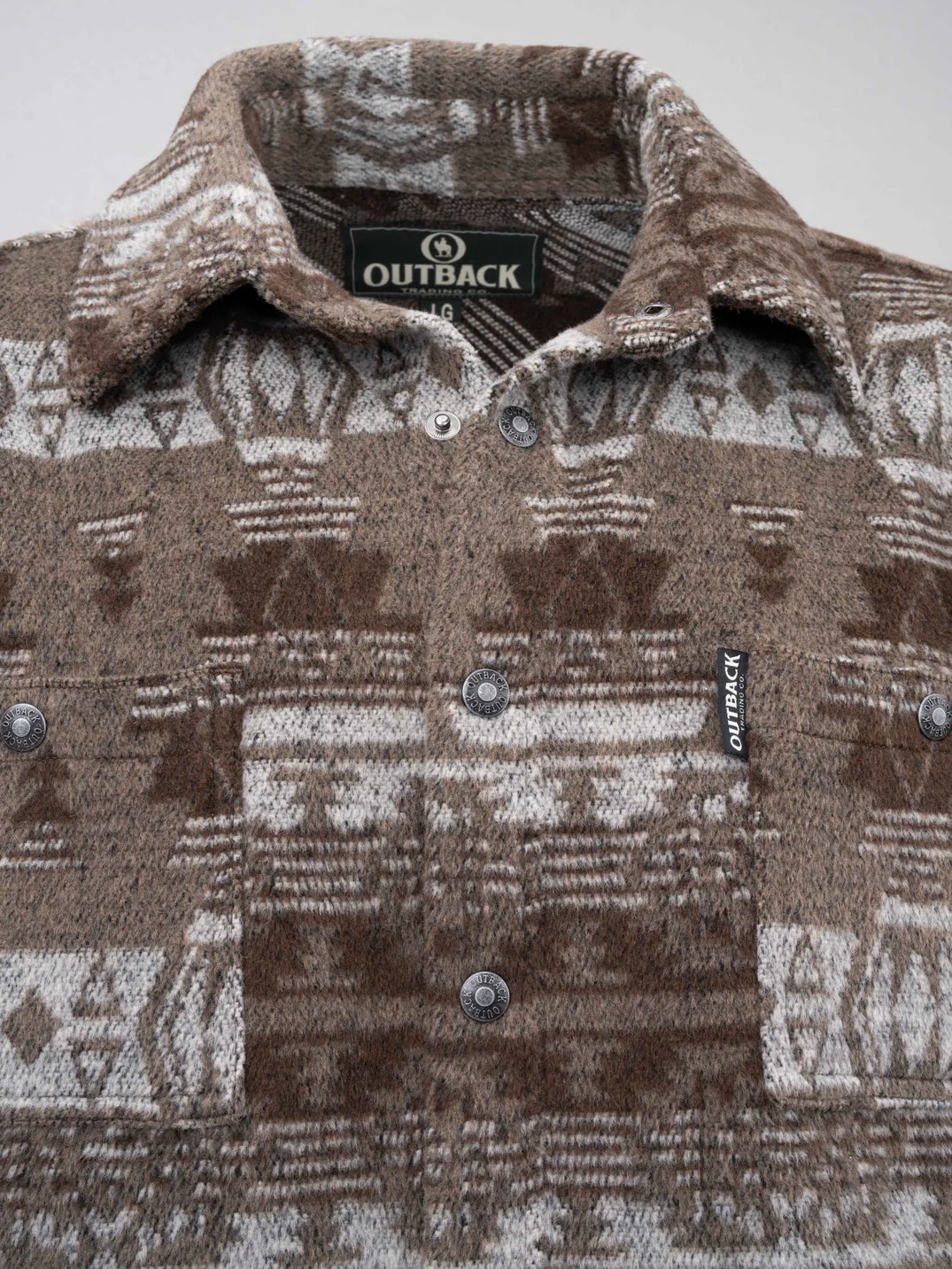 Hudson Taupe Shirt Jacket - Image 3
