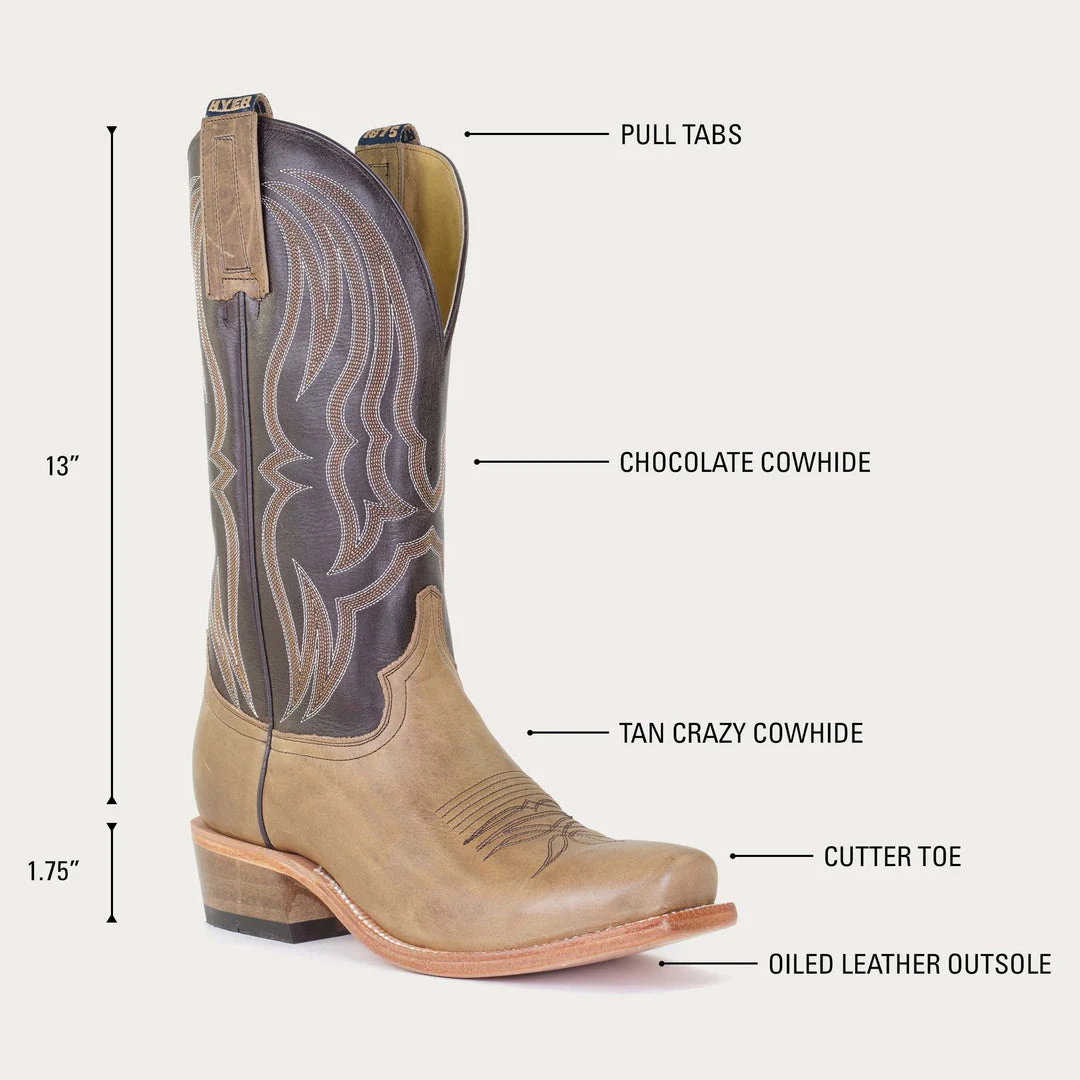 Hyer Stafford Tan Men's Boots - Image 3
