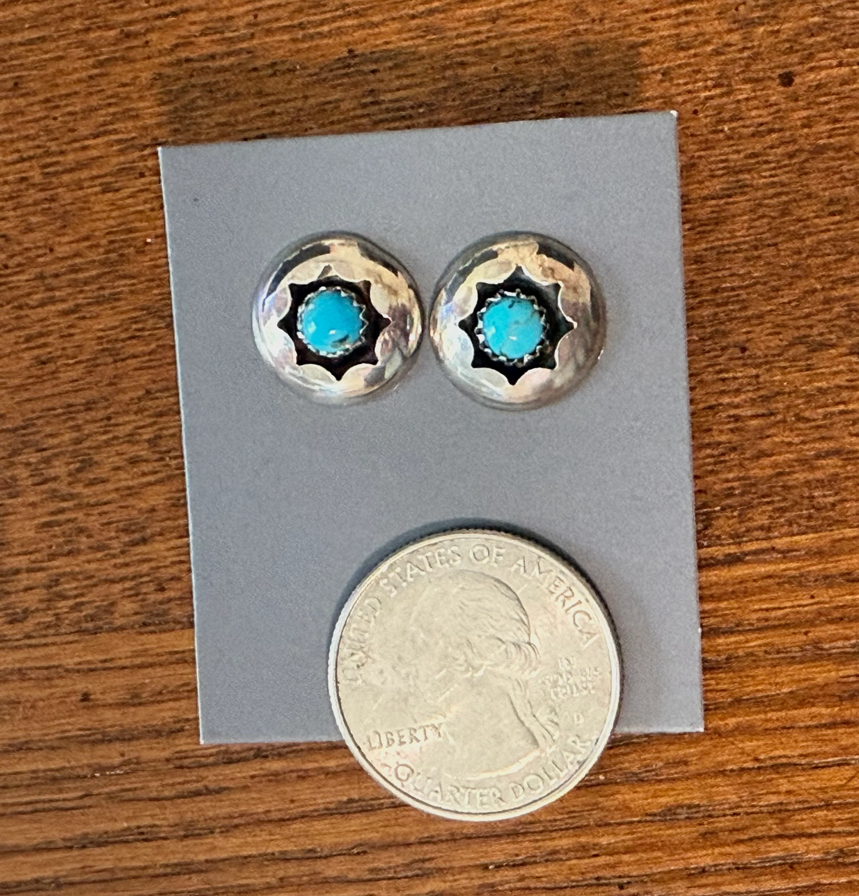 Janice Authentic Turquoise Earrings - Image 5