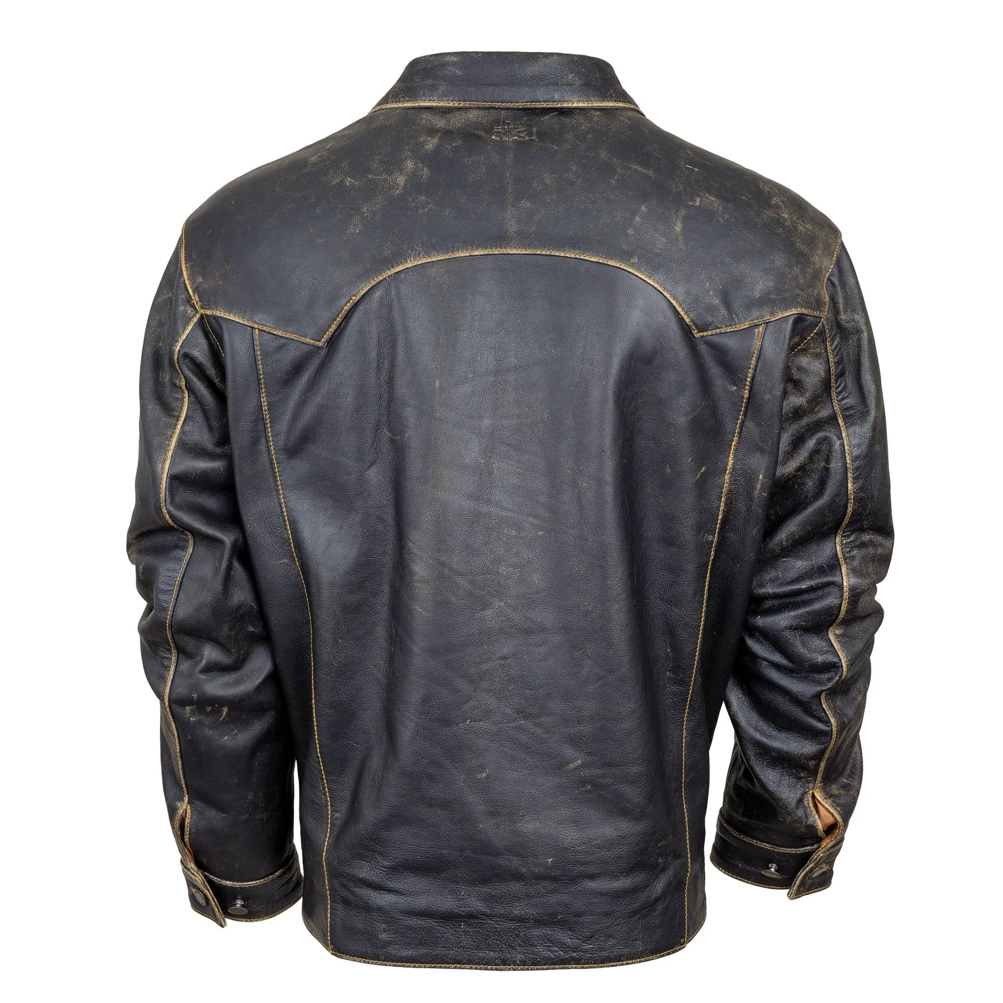 Jesse James Antique Black Leather Jacket - Image 5