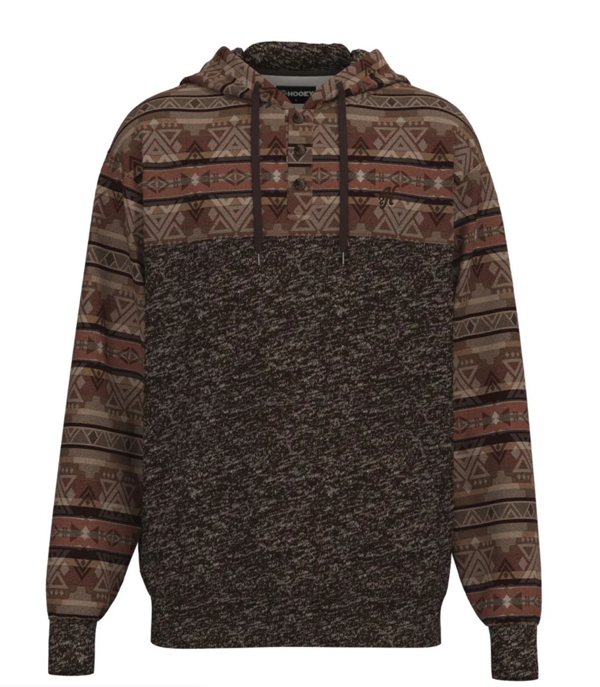 Final Sale ✨Jimmy Rust With Aztec Hoodie - Image 2