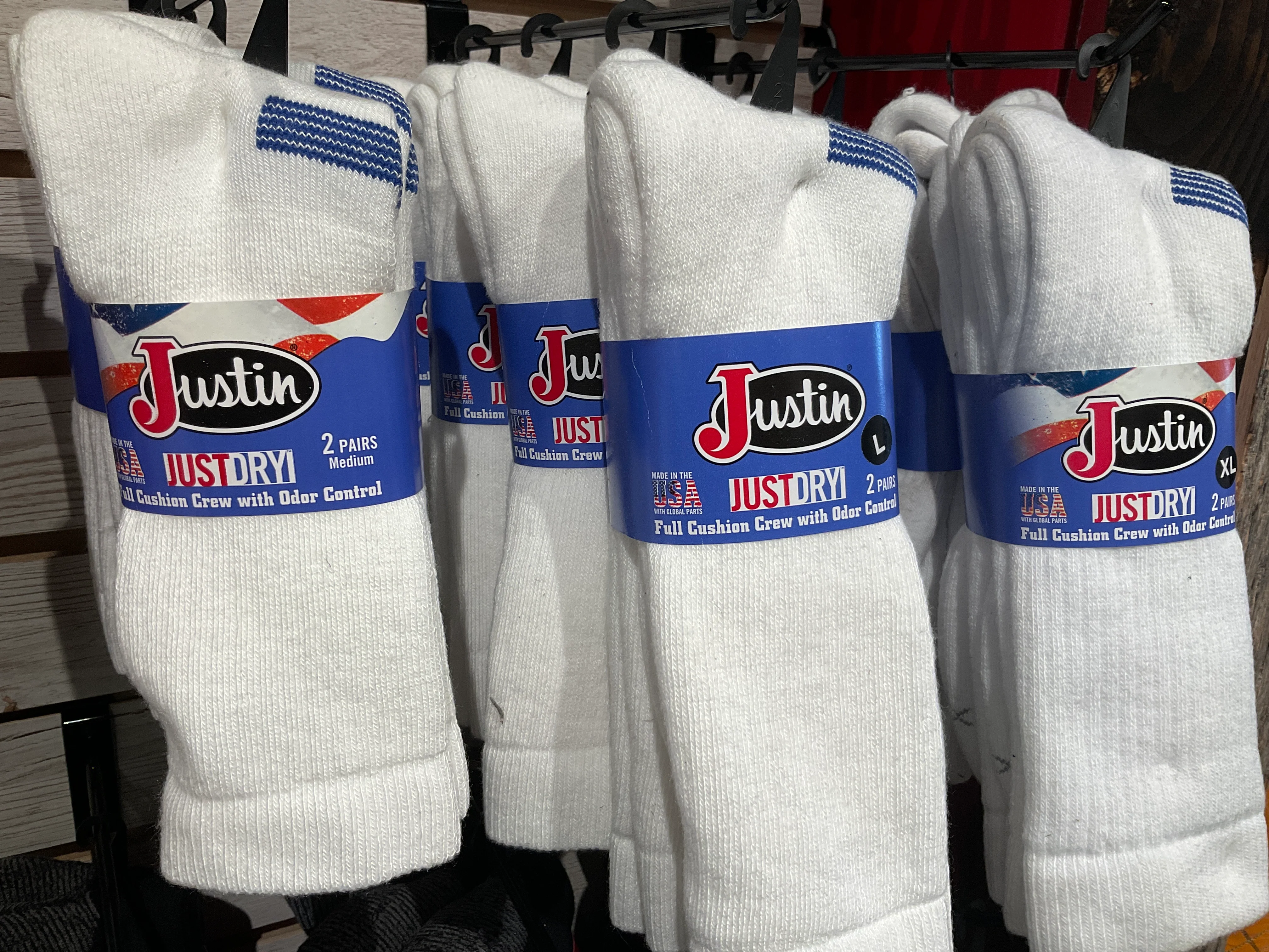 Justin Dry Crew white