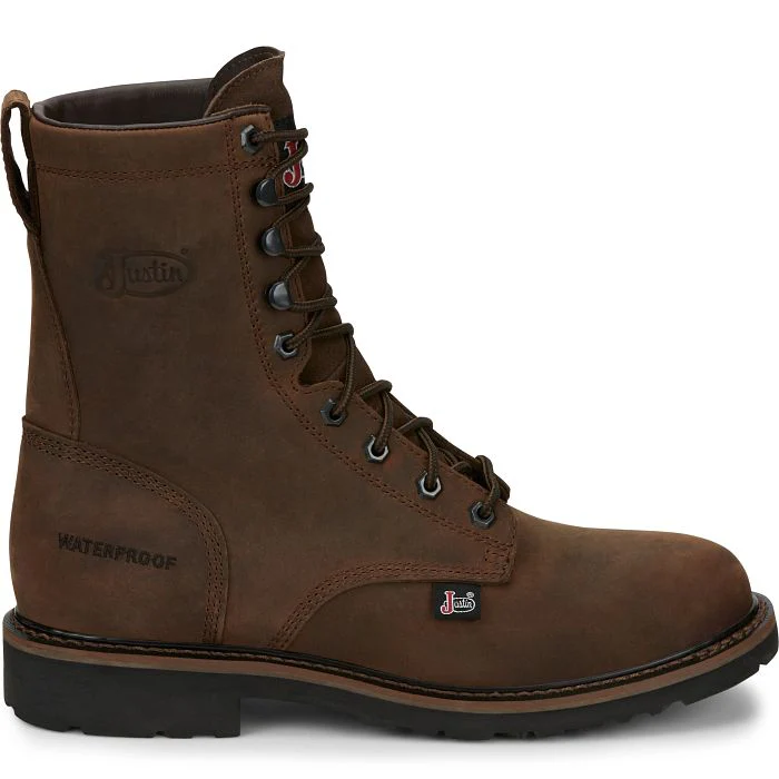 Justin Drywall 8" Waterproof Lace-Up Safety - Image 3