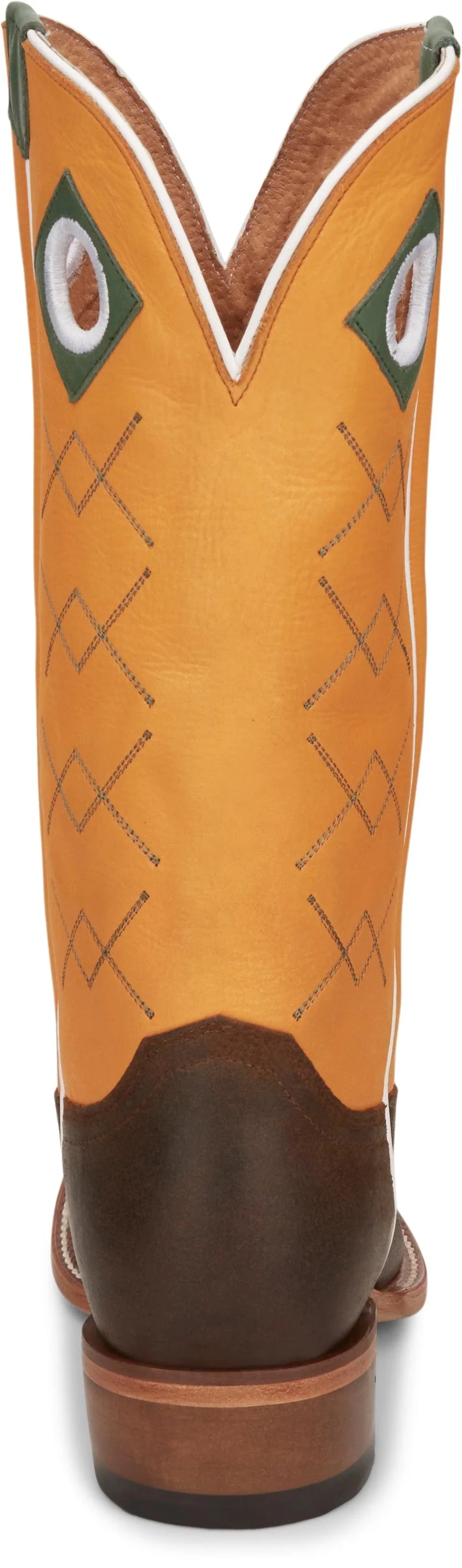Justin Sunrise Orange Square Toe - Image 3