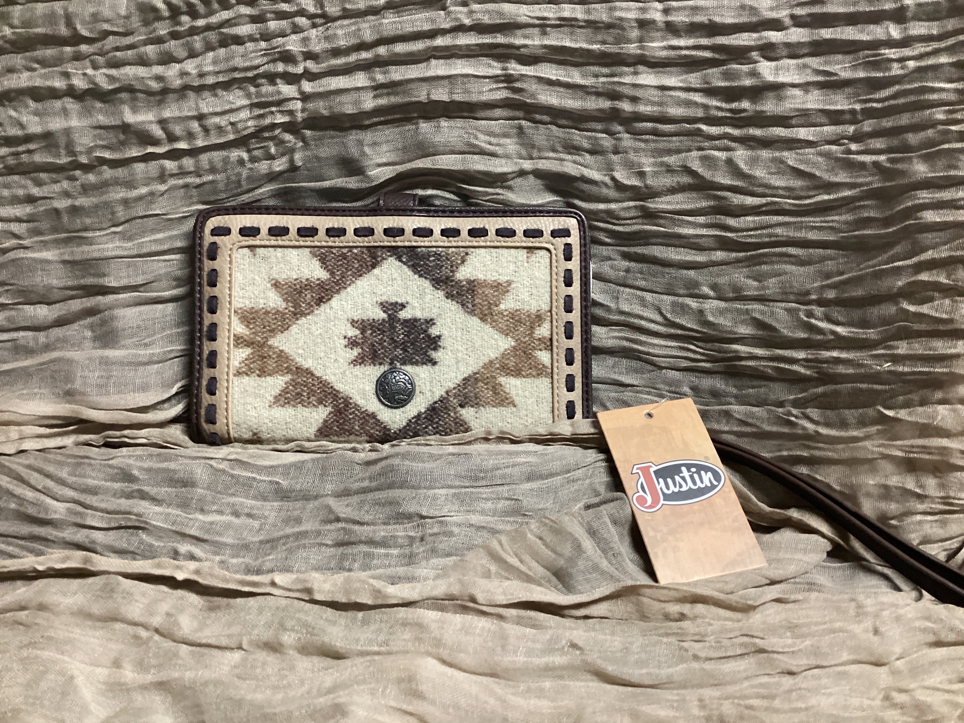 Justin Women’s SouthWestern Blanket Wristlet - Image 2