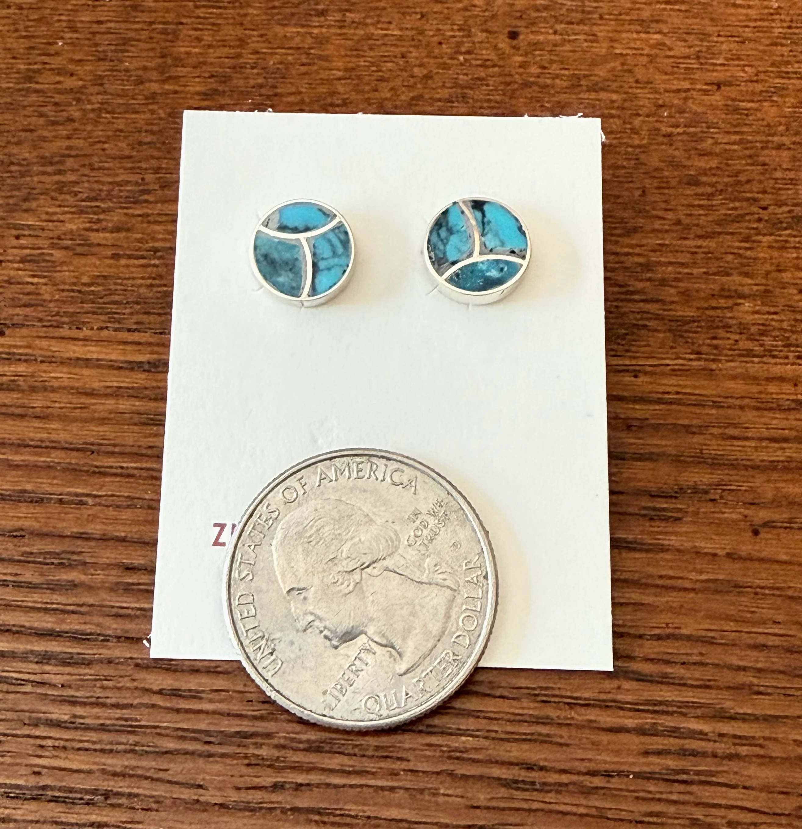 Karen Authentic Turquoise Earrings - Image 2