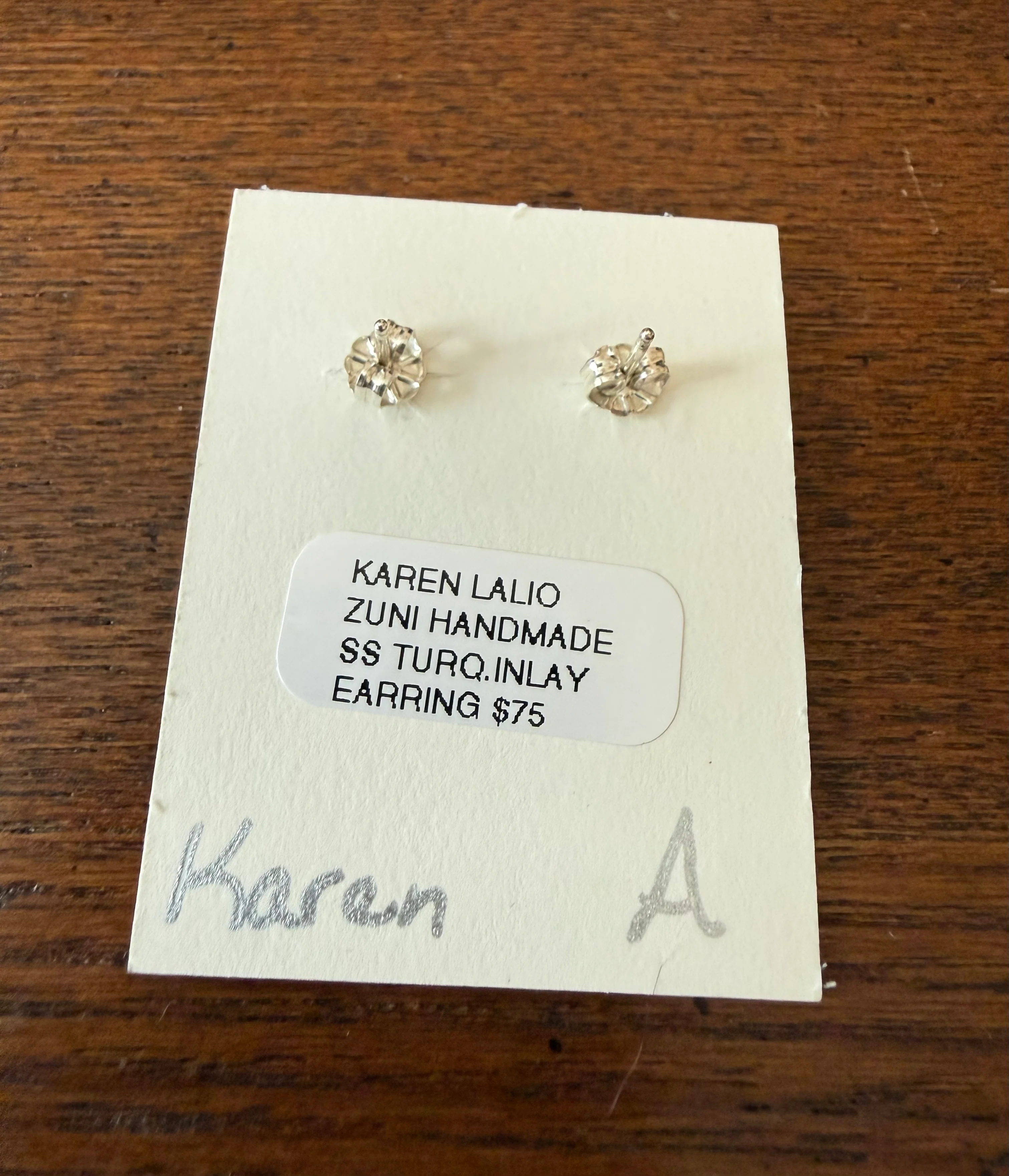 Karen Authentic Turquoise Earrings - Image 3
