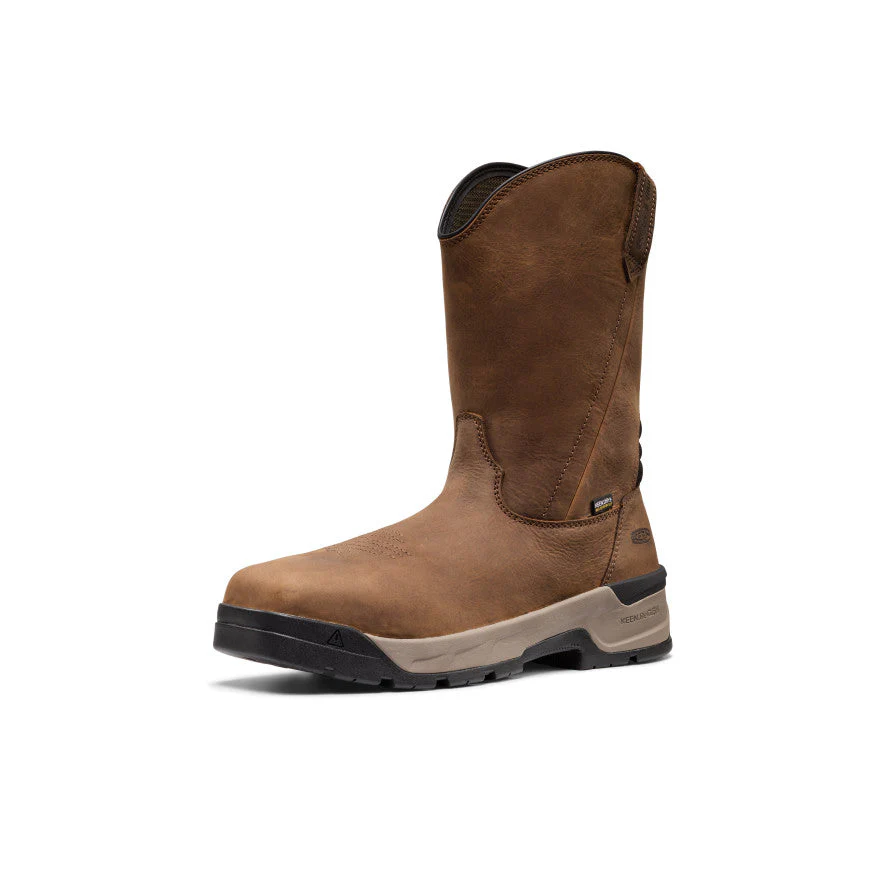 Keen Men's Flatland Pull-On Waterproof Work Boot (Carbon Toe) - Image 4