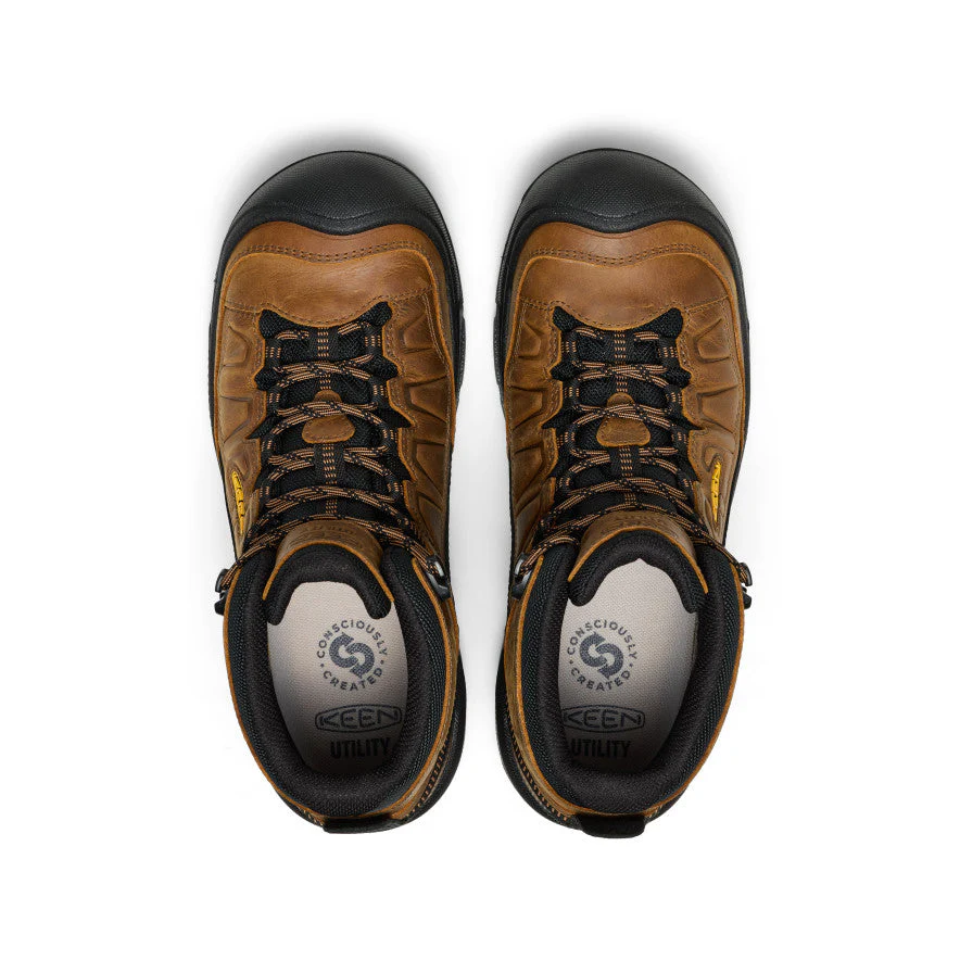 Keen Men's Targhee IV Waterproof Work Boot (Soft Toe) - Image 4
