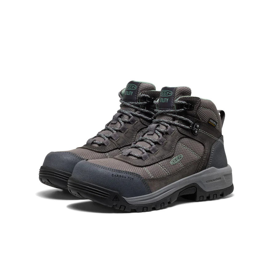 Keen Women's Skokie Waterproof Work Boot (Carbon Toe) - Image 2