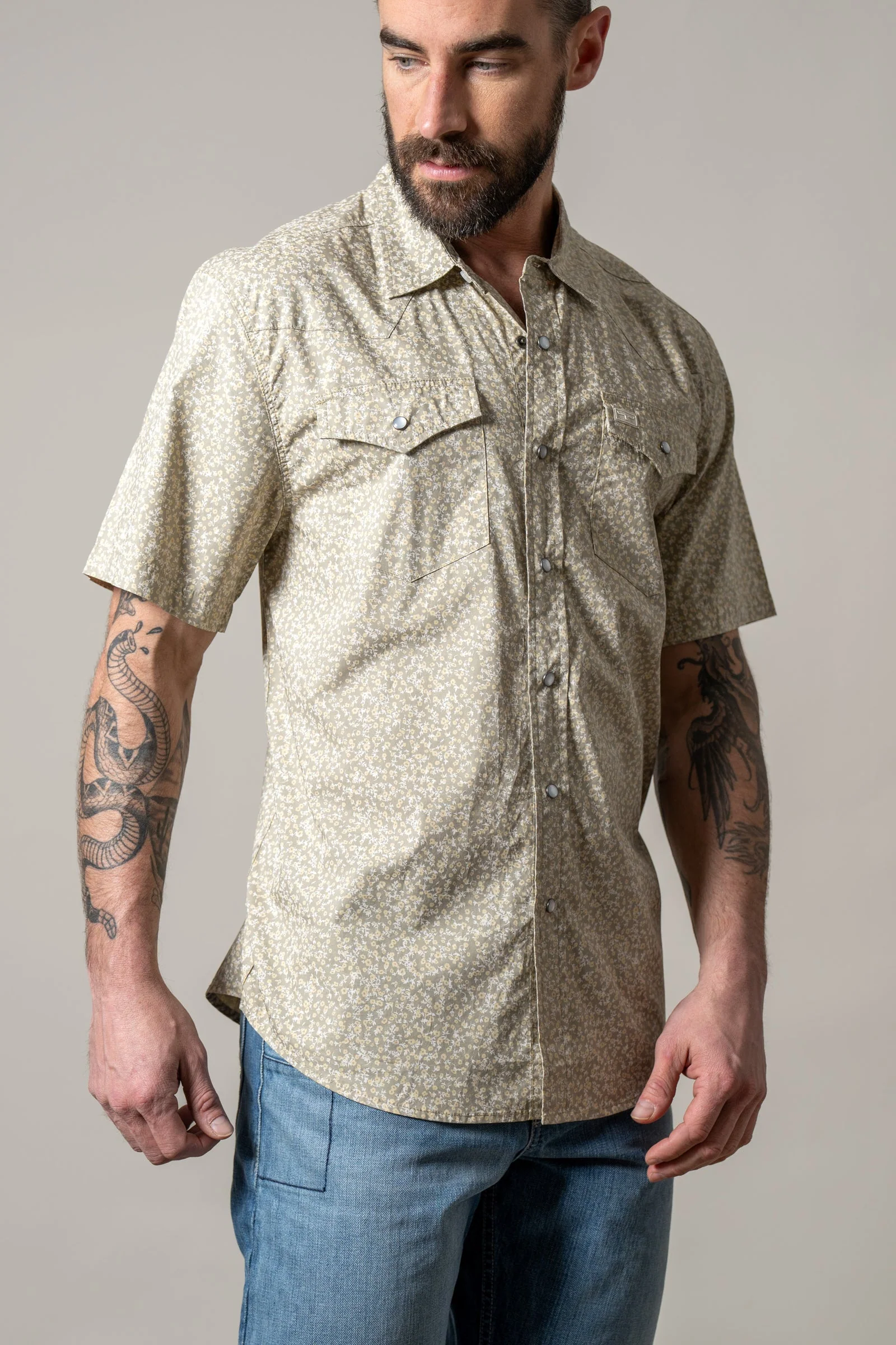 Kimes Bascom Sage Shirt - Image 3
