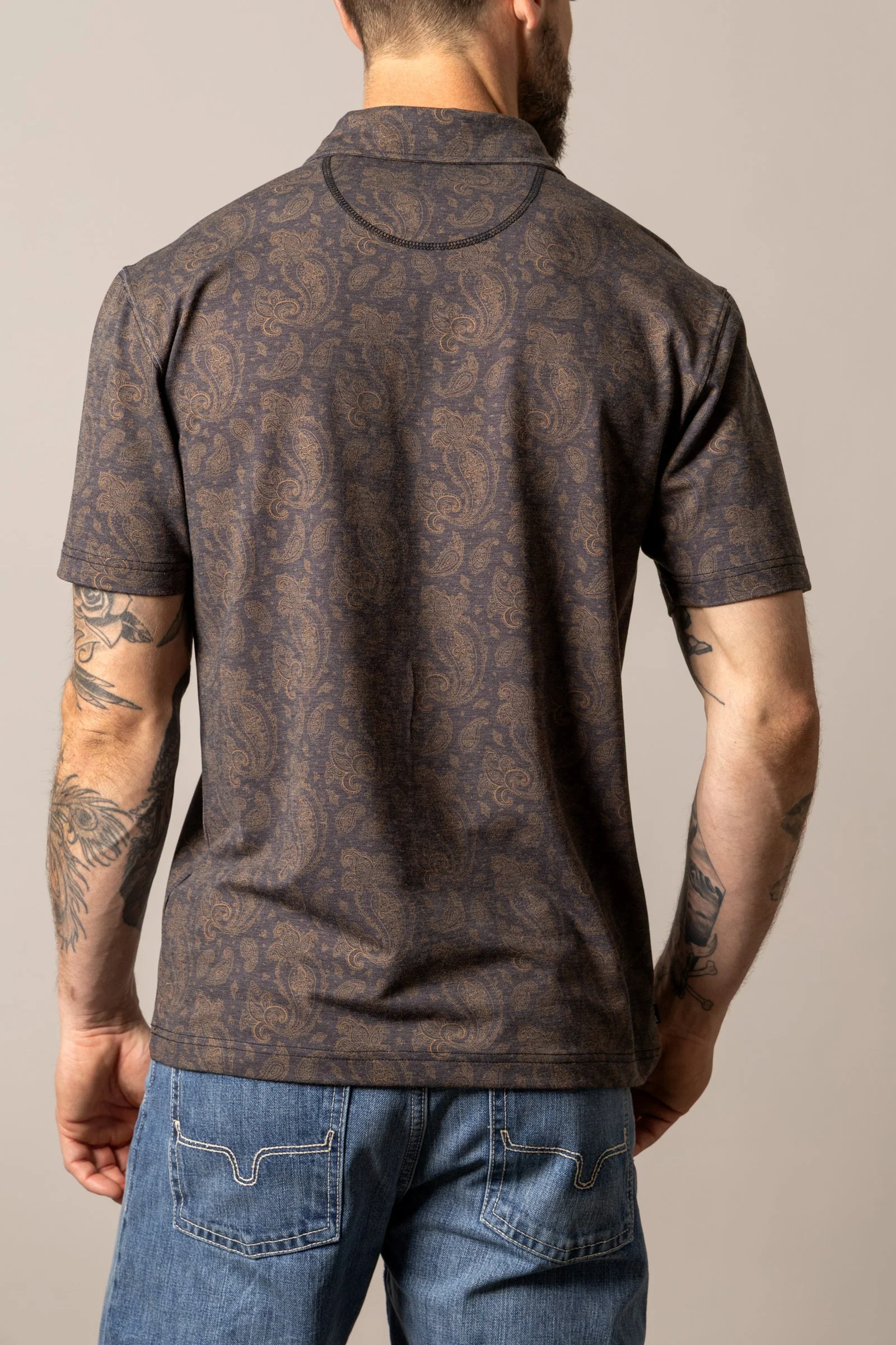 Kimes Burel Black Polo Shirt - Image 2