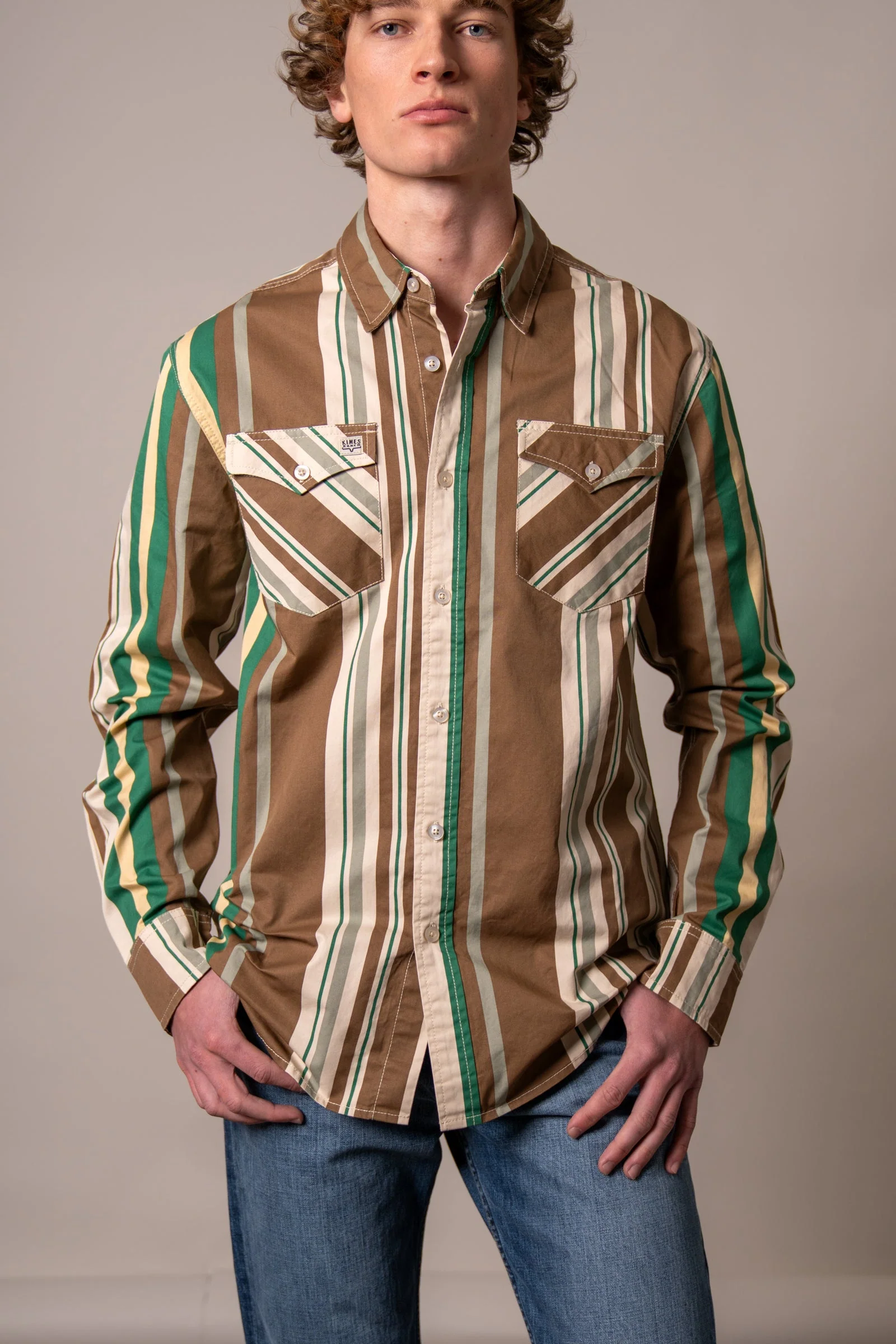 Kimes Clancy Brown Brushpopper Shirt - Image 2