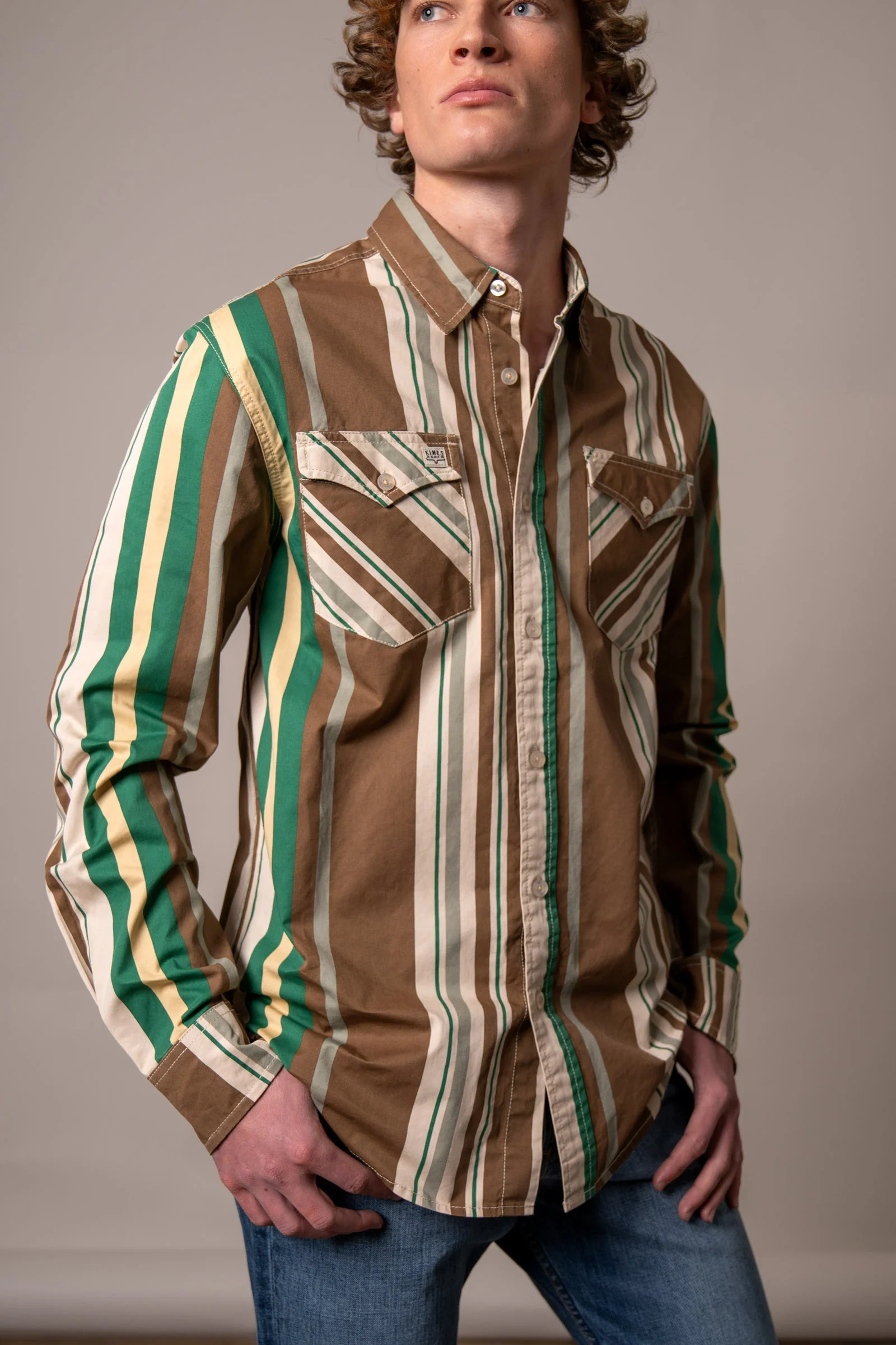 Kimes Clancy Brown Brushpopper Shirt - Image 3