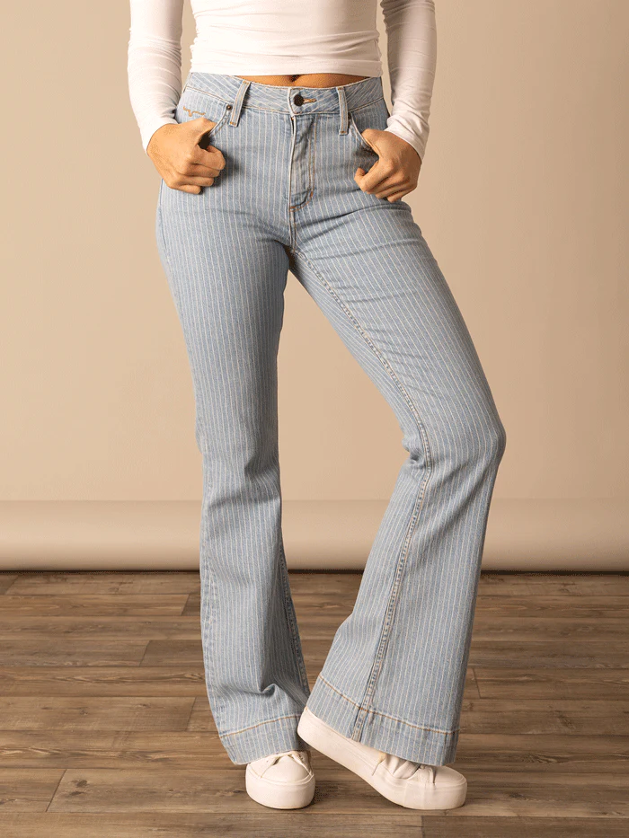 Kimes Crystal Stripe Women's Trouser Jeans - Image 2