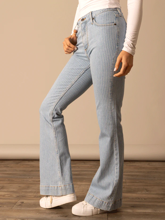 Kimes Crystal Stripe Women's Trouser Jeans - Image 4