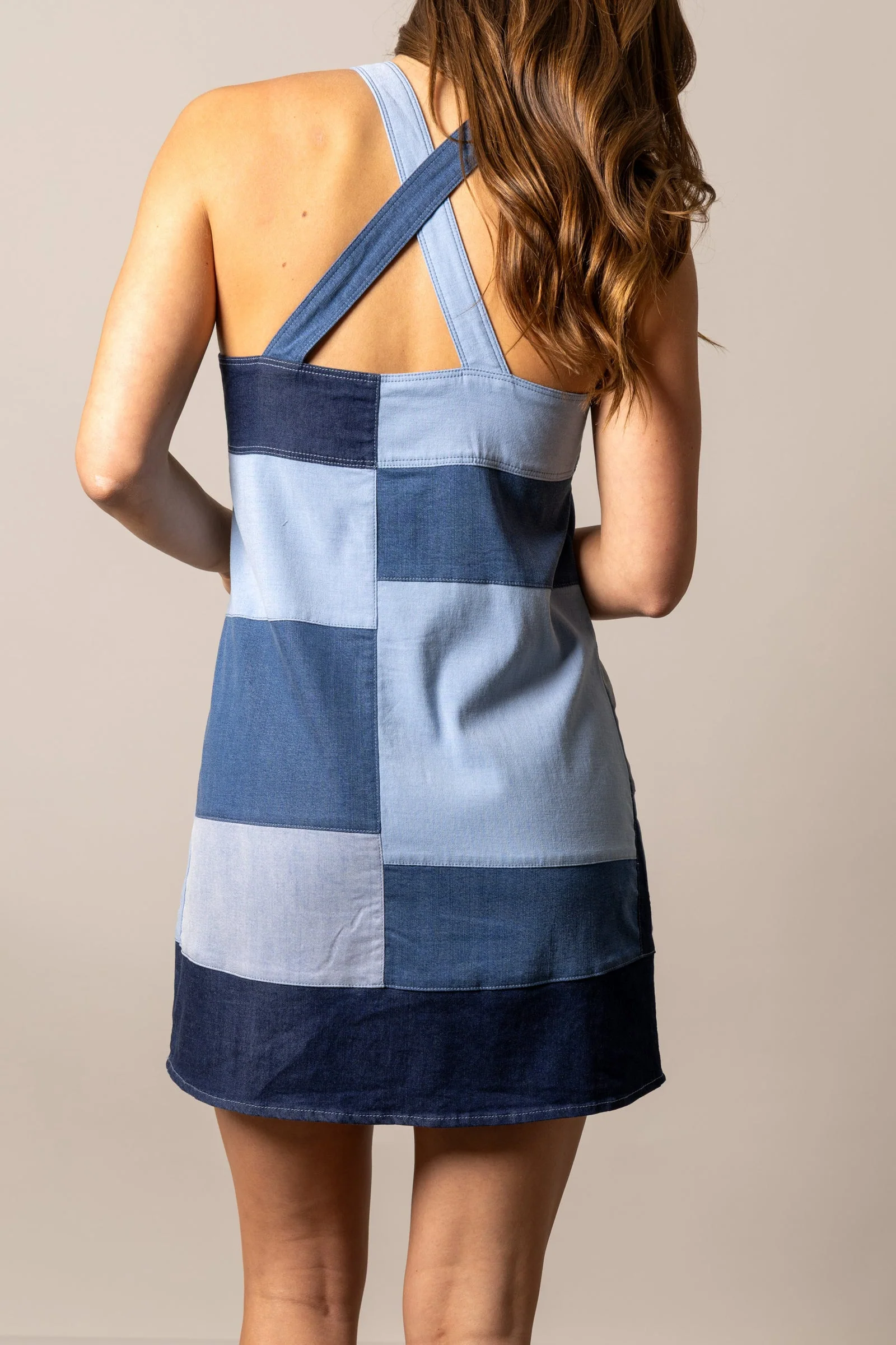 Kimes Dottie Patchwork Dress - Image 2
