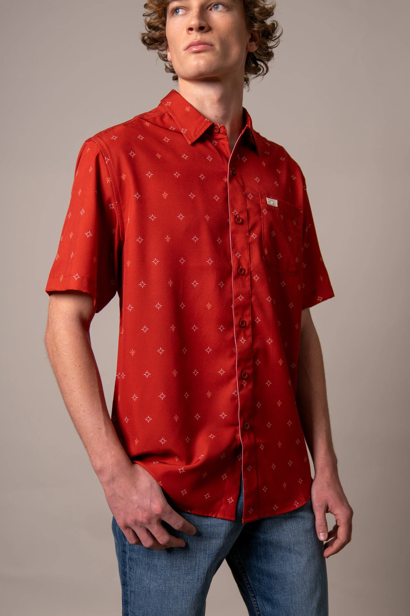 Kimes Dunn Red Shirt - Image 3