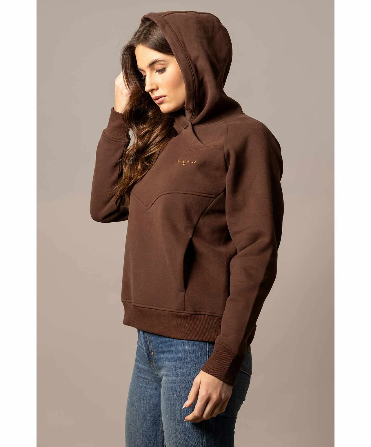 Kimes Ella Brown Women's Hoodie - Image 2