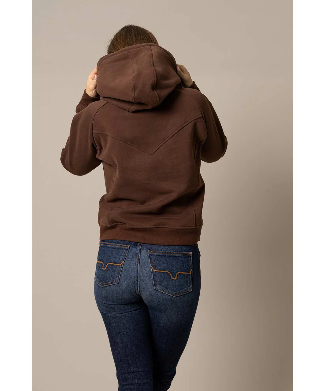 Kimes Ella Brown Women's Hoodie - Image 3