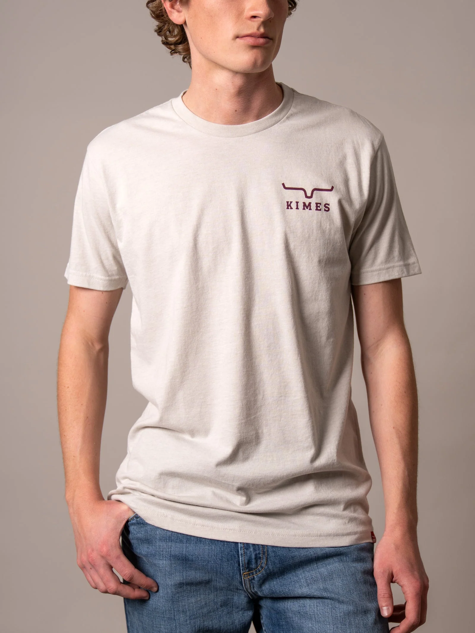 Kimes Heavy Text Natural Tee