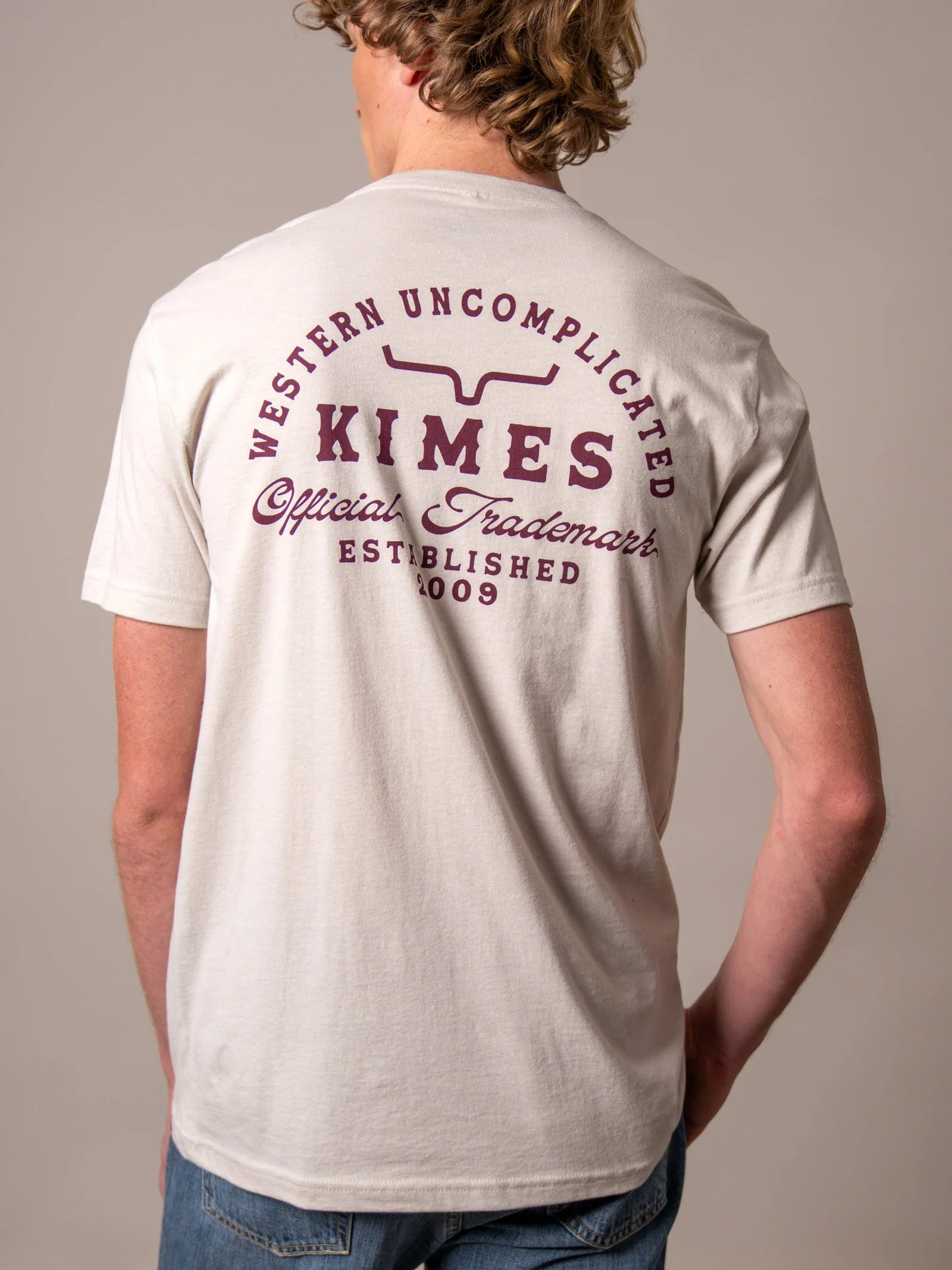 Kimes Heavy Text Natural Tee - Image 2