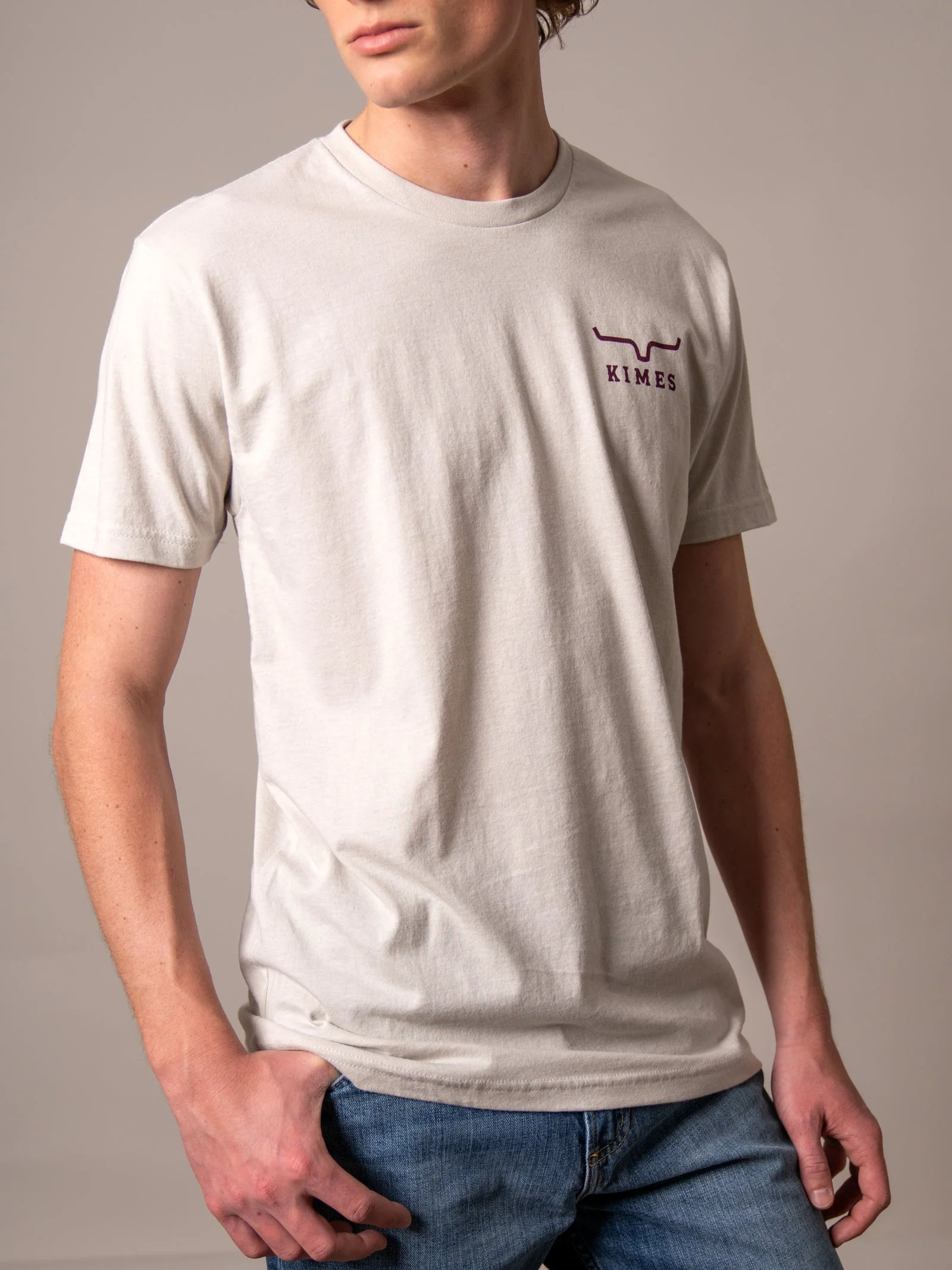 Kimes Heavy Text Natural Tee - Image 3