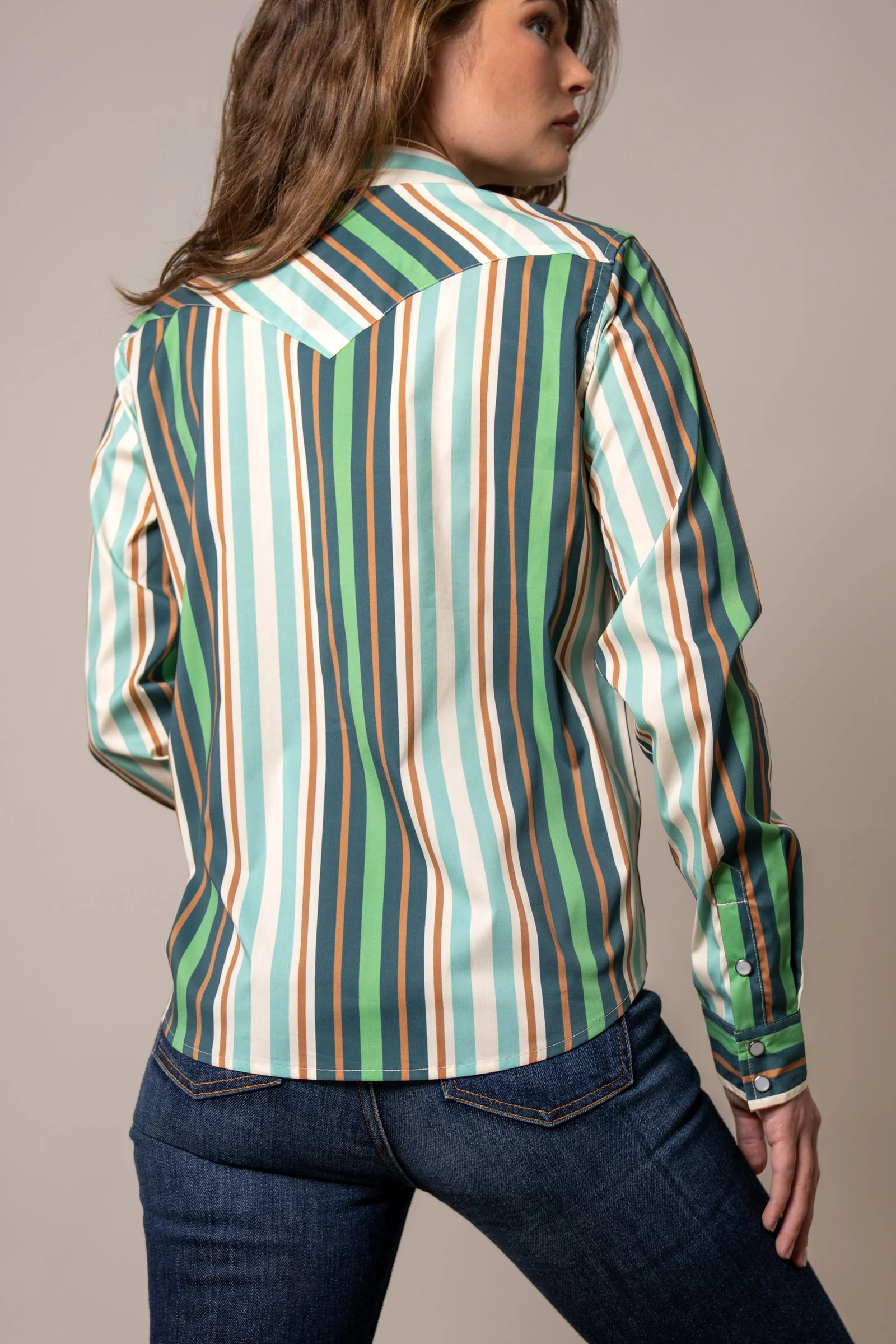 Kimes Kai Teal Snap Up - Image 2