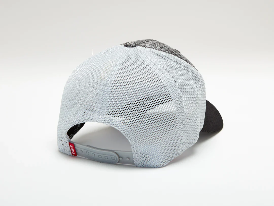 Kimes Ranch Double Trac Grey Trucker Cap - Image 2