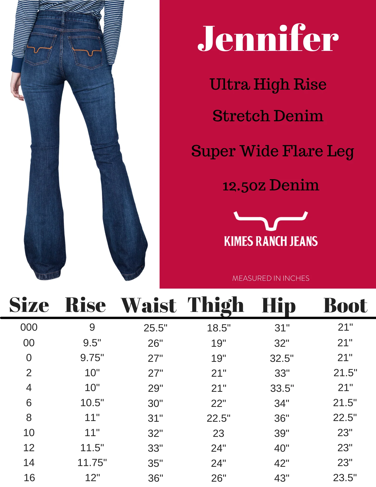 Kimes Ranch Jennifer Mid Wash Trouser - Image 3