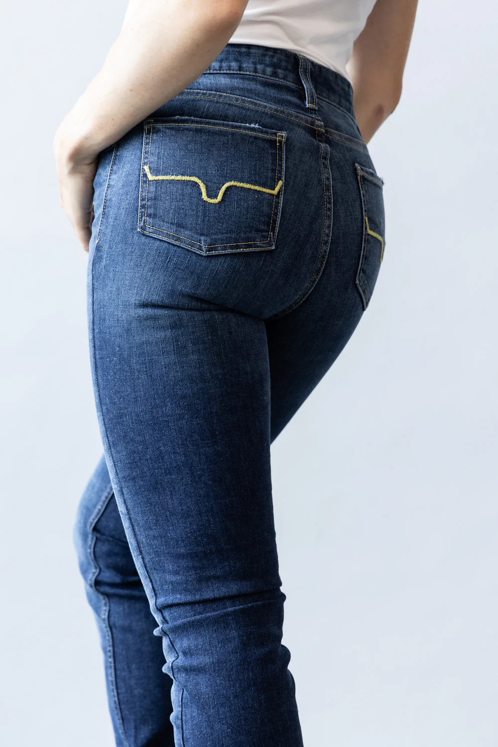 Kimes Ranch Sarah Dark Wash Slim Fit Boot Cut - Image 4