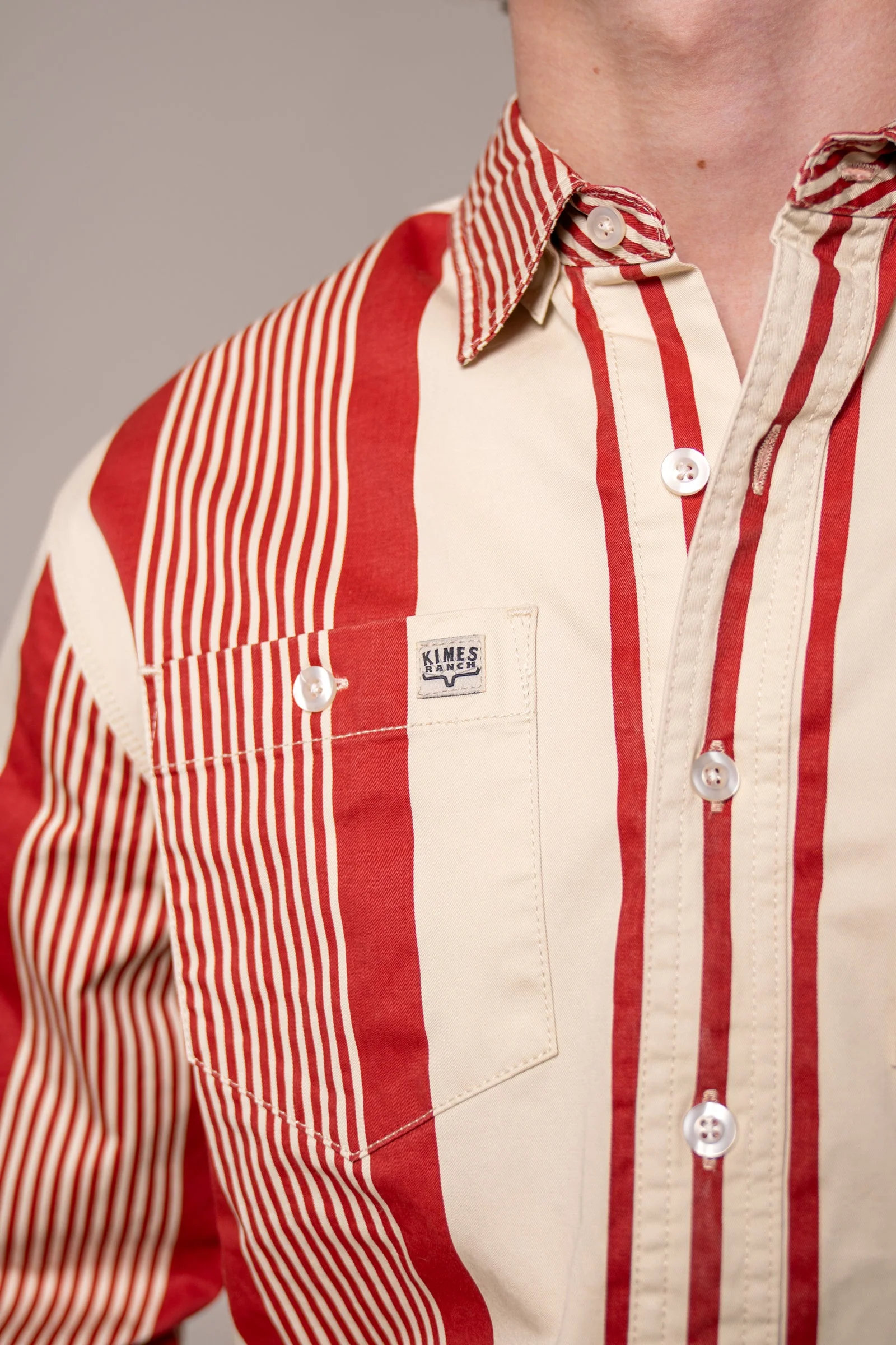 Kimes Reddy Brick Brushpopper Shirt - Image 2
