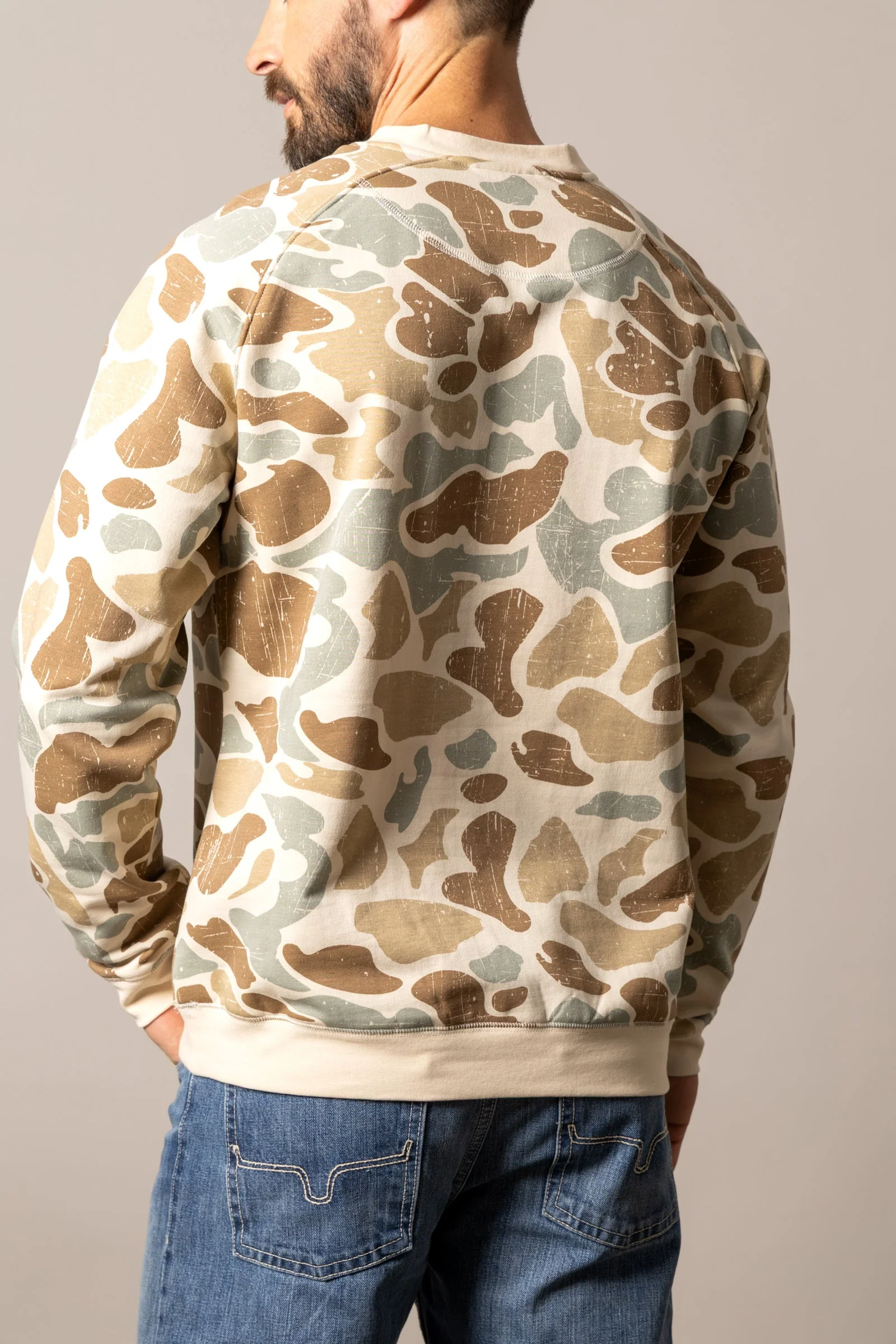 Kimes Reeves Desert Camo Men's Sweatshirt - Image 3